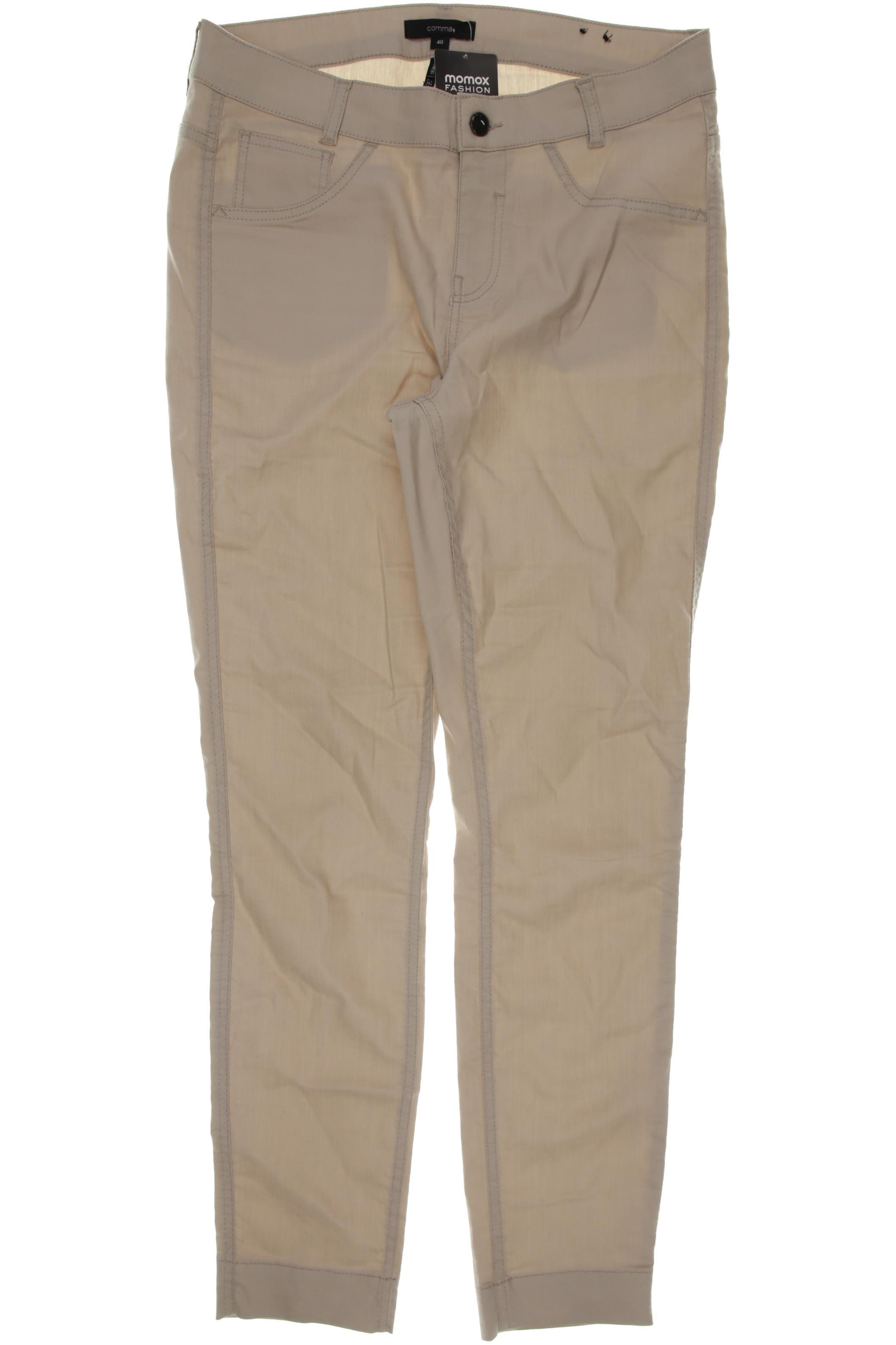 

Comma Damen Stoffhose, beige, Gr. 40