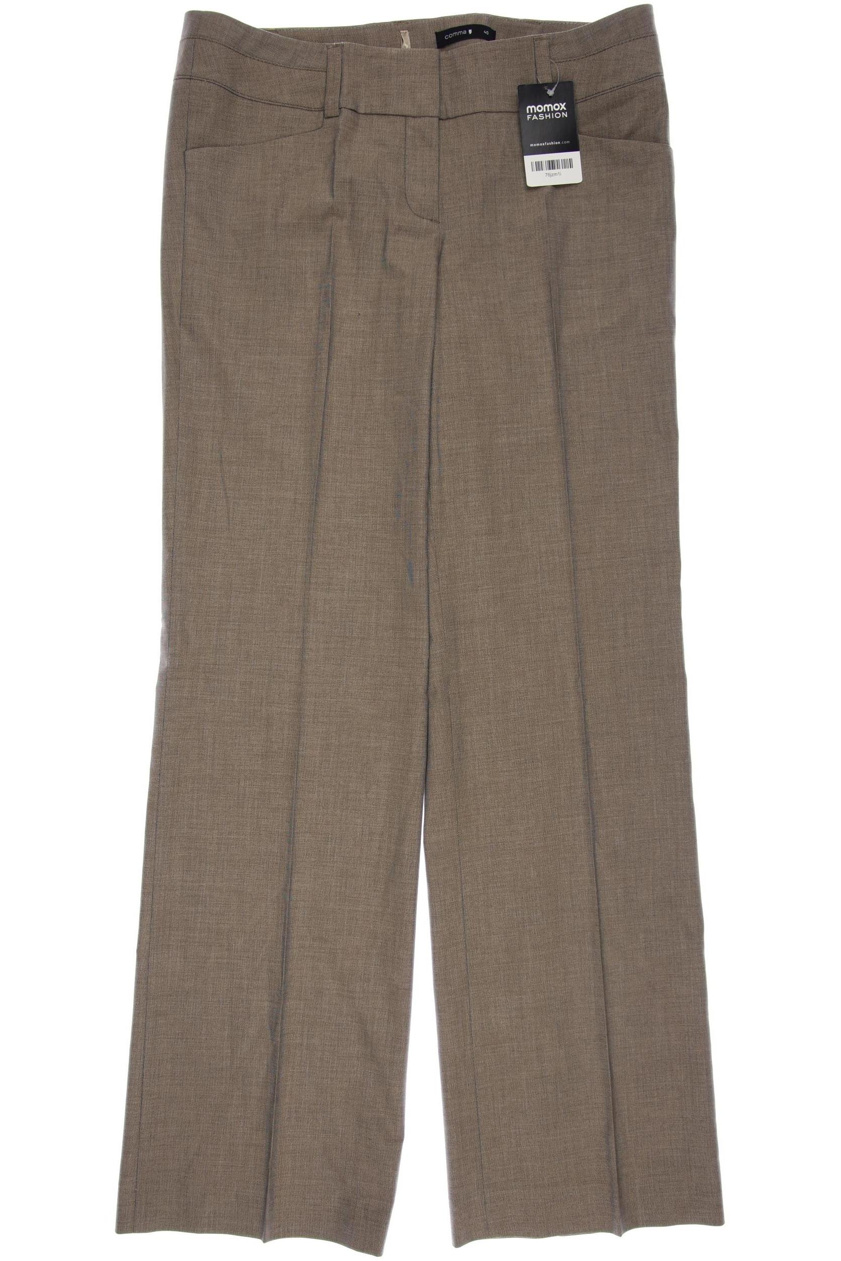 

Comma Damen Stoffhose, beige, Gr. 40