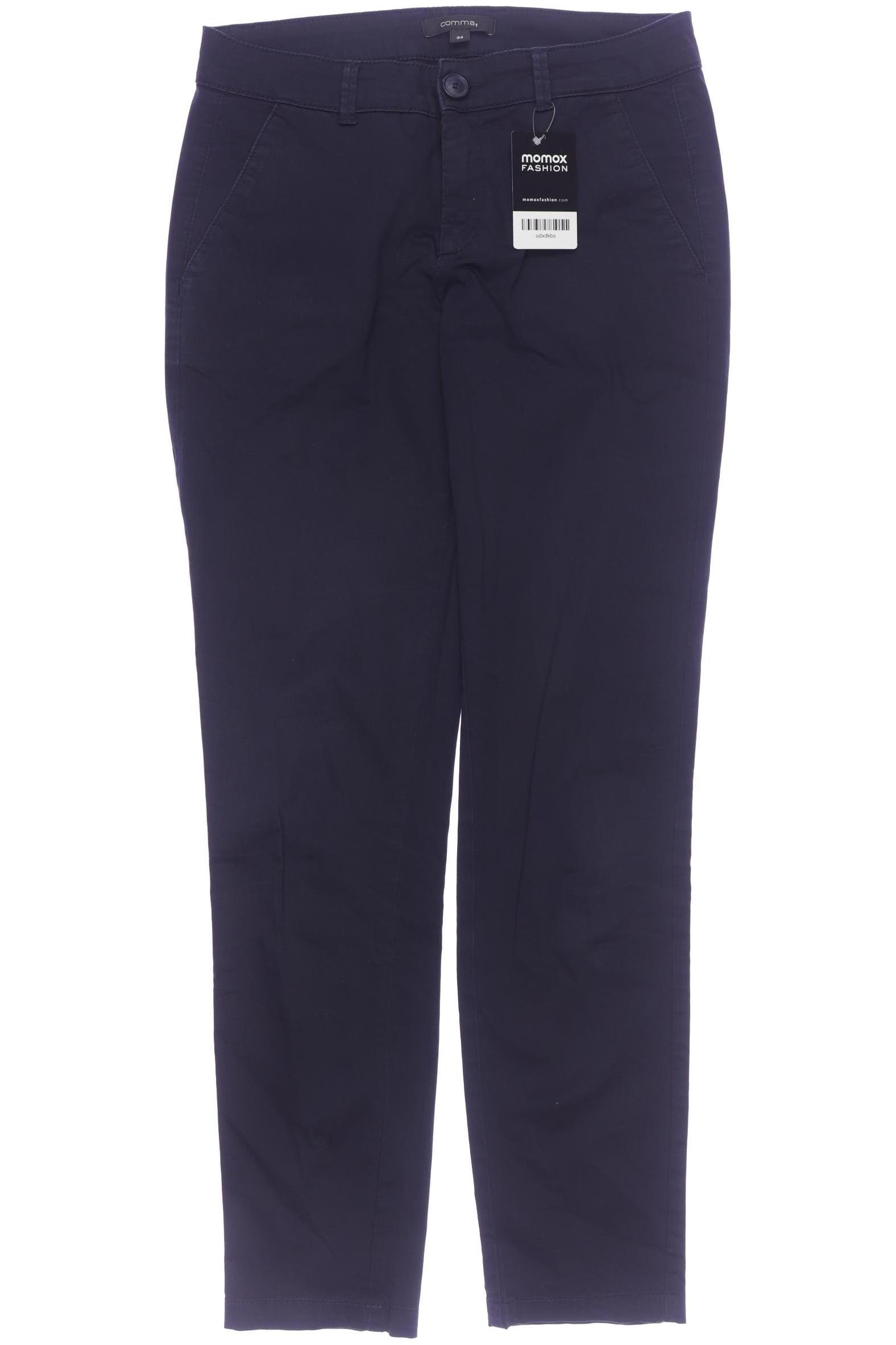 

Comma Damen Stoffhose, marineblau, Gr. 34