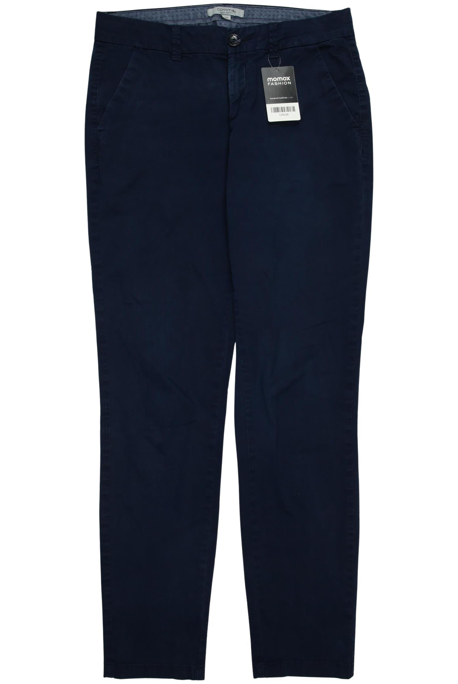 

Comma Damen Stoffhose, marineblau, Gr. 36