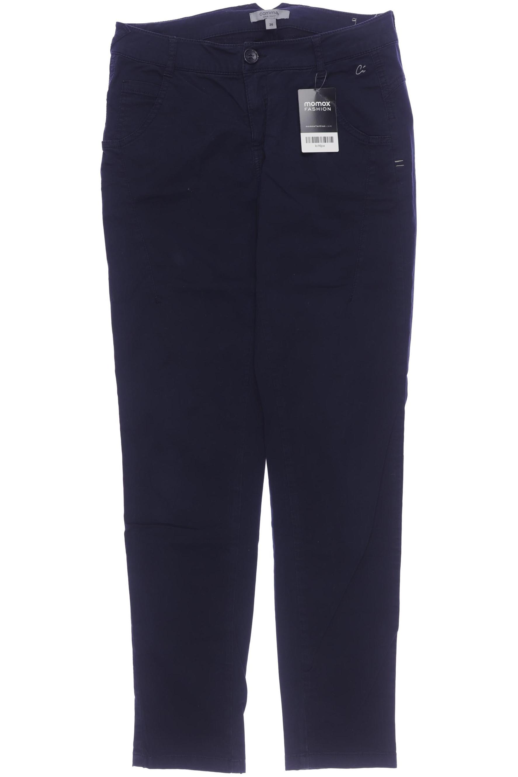 

Comma Damen Stoffhose, marineblau, Gr. 34