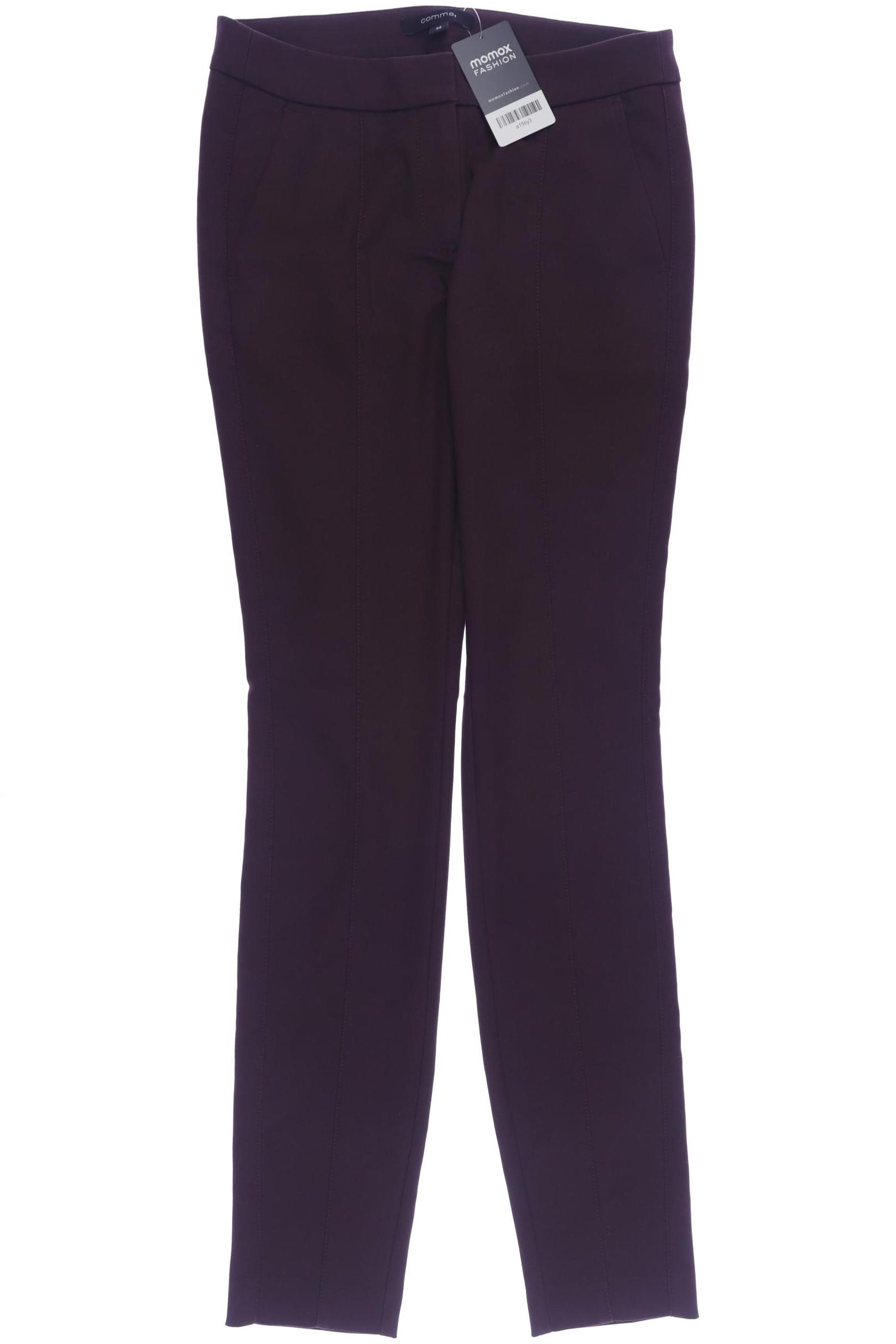 

Comma Damen Stoffhose, bordeaux, Gr. 34