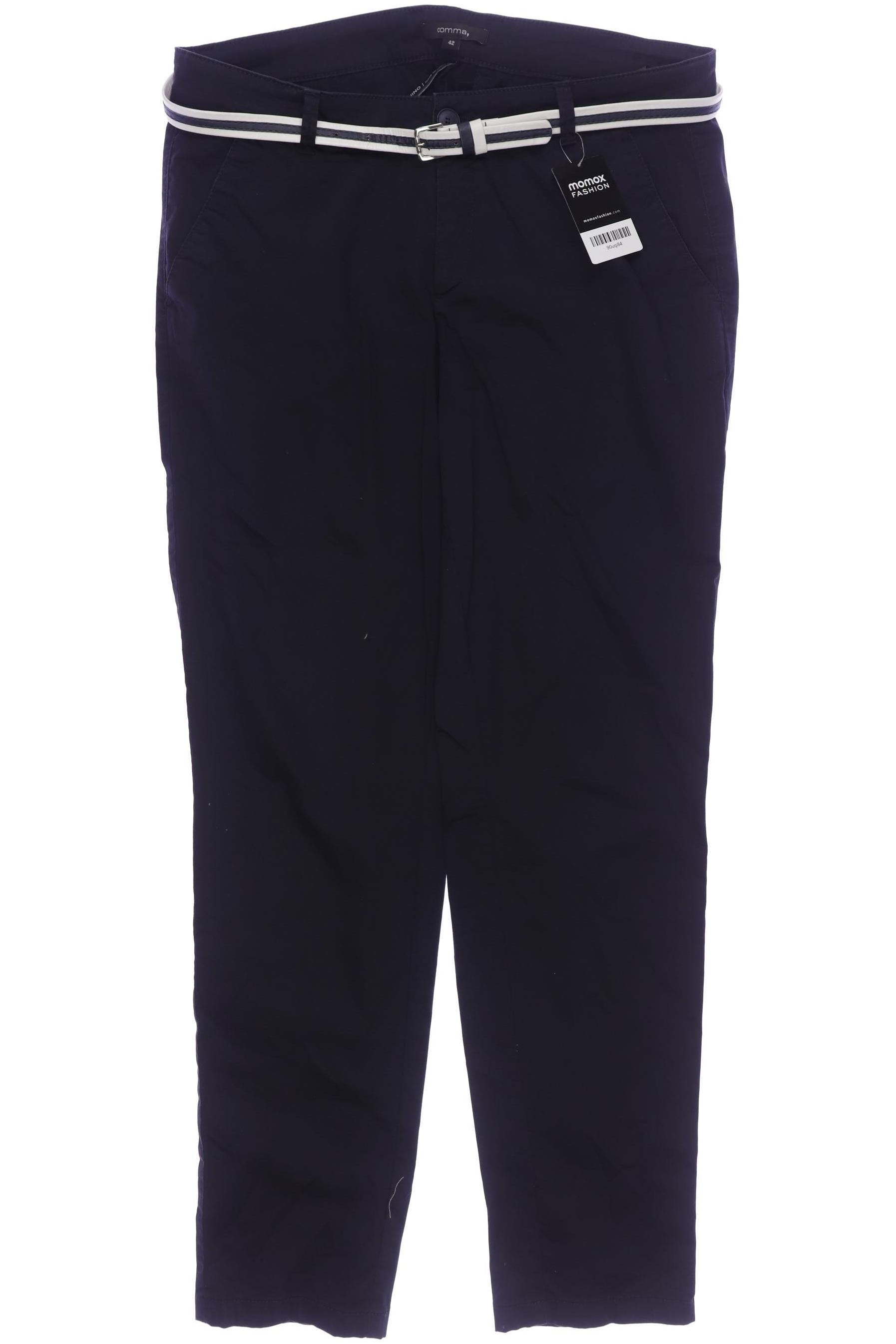 

Comma Damen Stoffhose, marineblau, Gr. 42