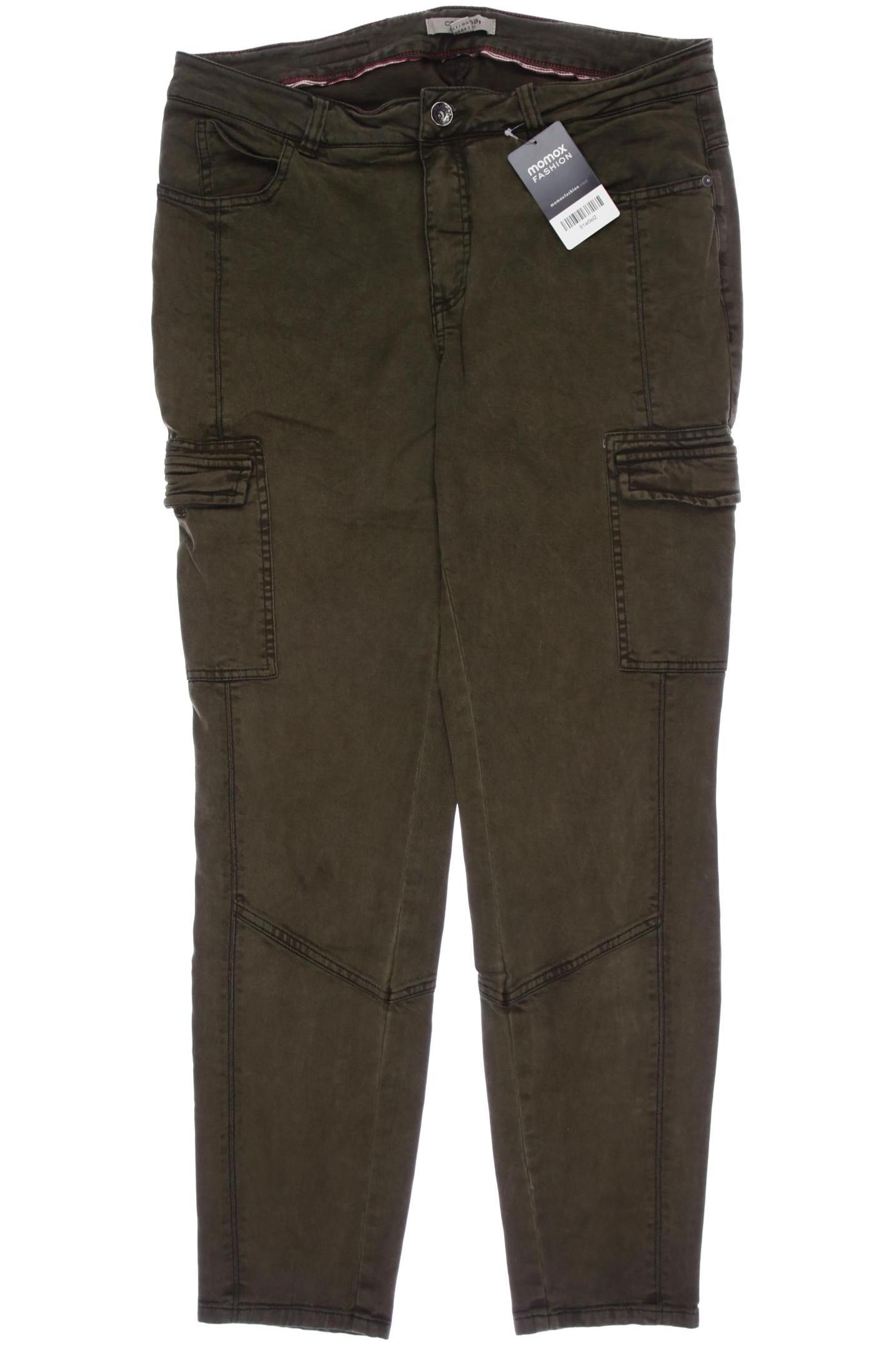 

Comma Damen Stoffhose, grün, Gr. 42