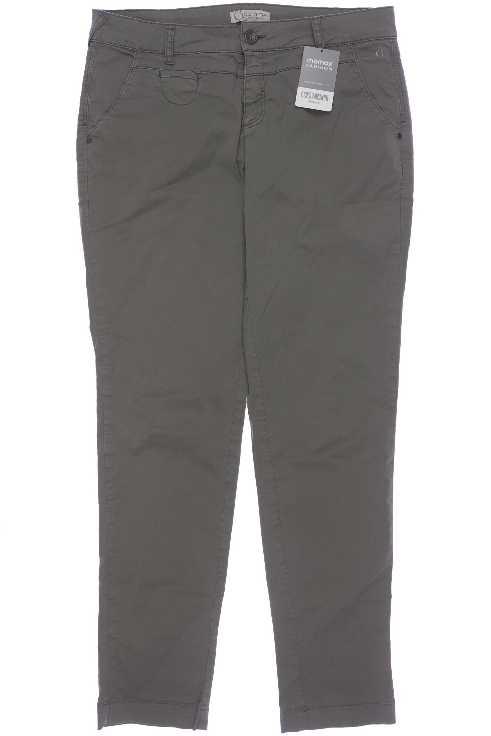 

Comma Damen Stoffhose, grün, Gr. 38