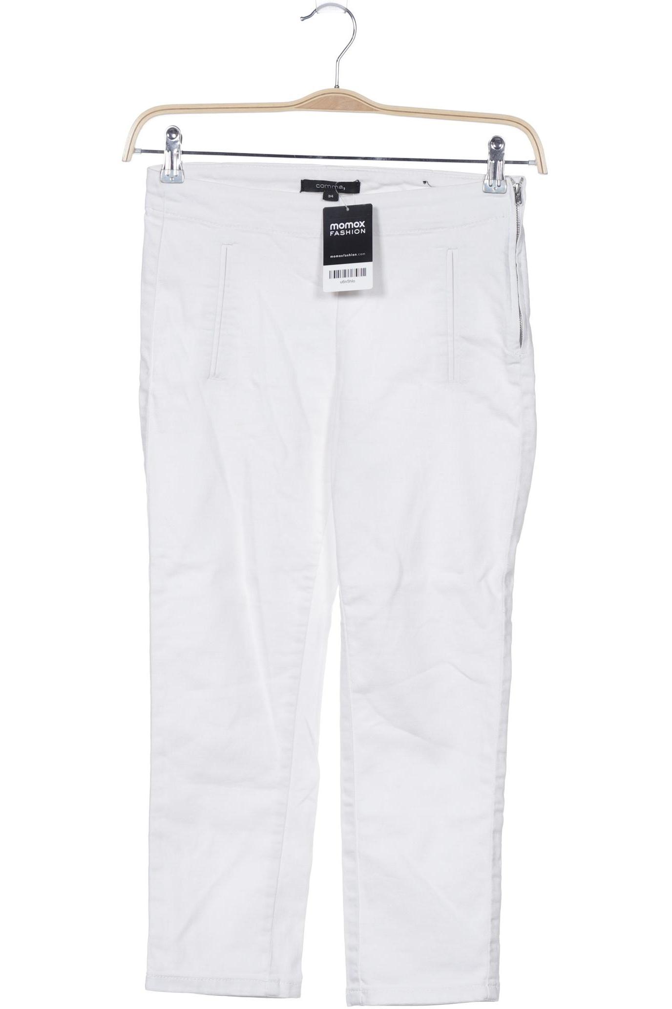 

Comma Damen Stoffhose, weiß, Gr. 34