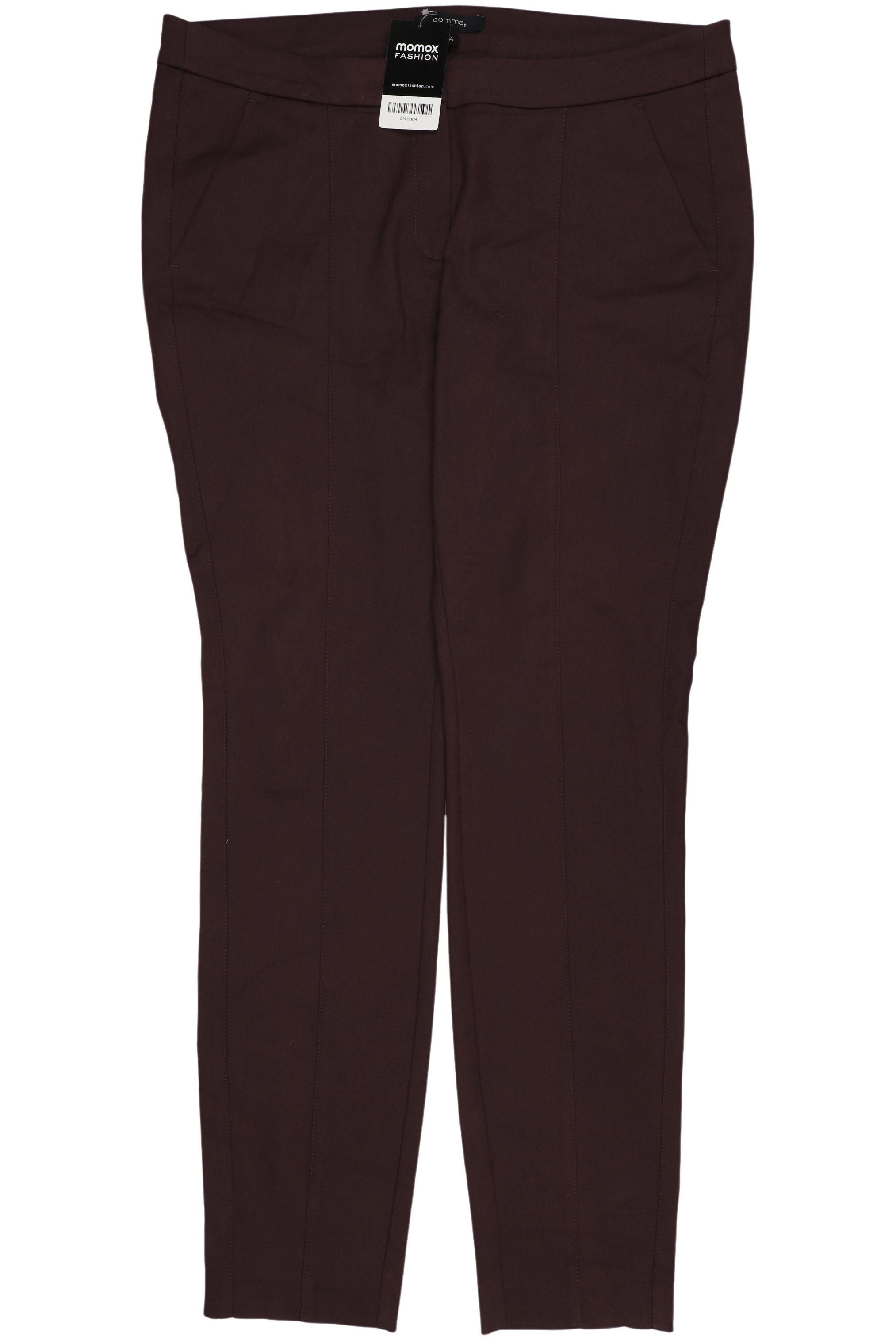 

Comma Damen Stoffhose, bordeaux, Gr. 44