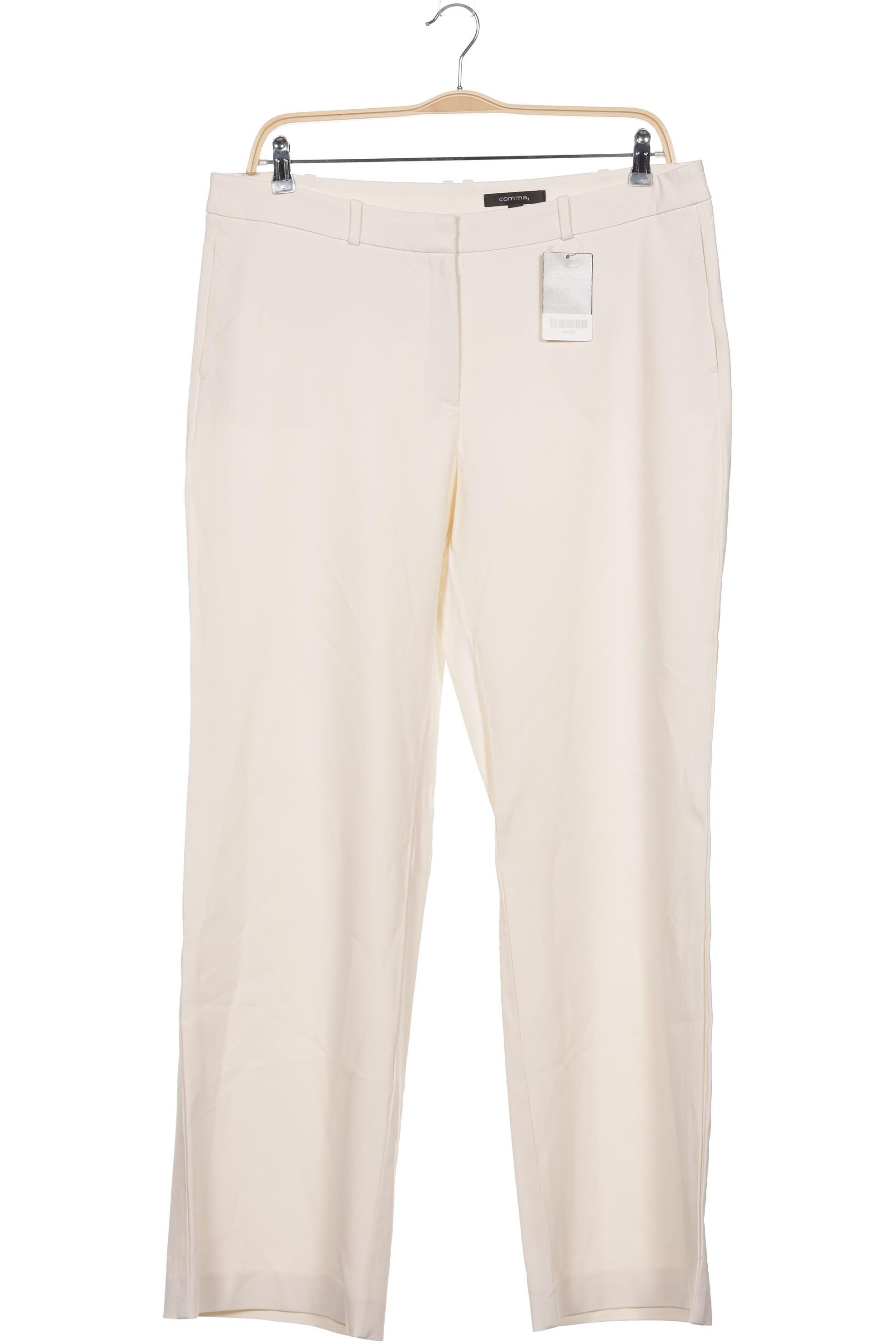 

Comma Damen Stoffhose, cremeweiß, Gr. 46