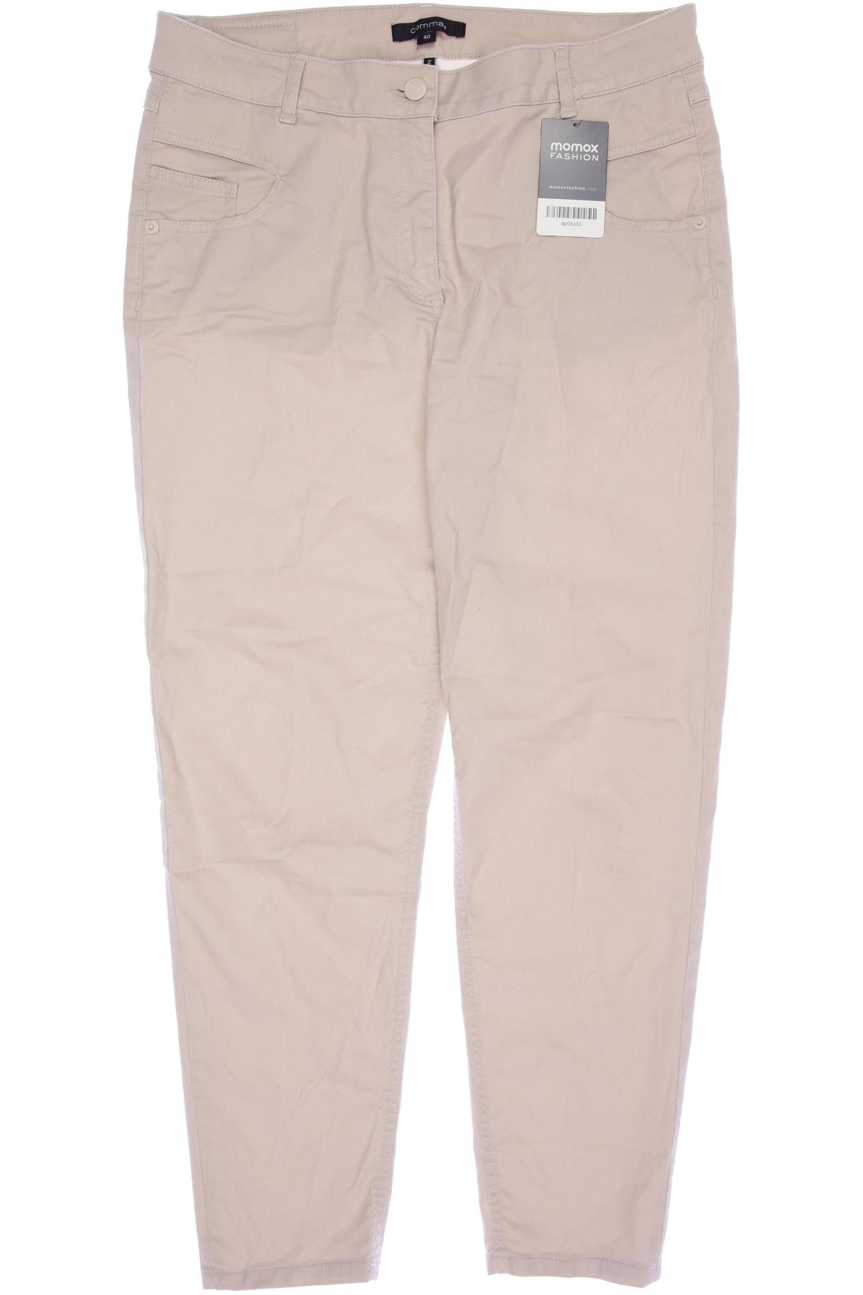

Comma Damen Stoffhose, beige, Gr. 40