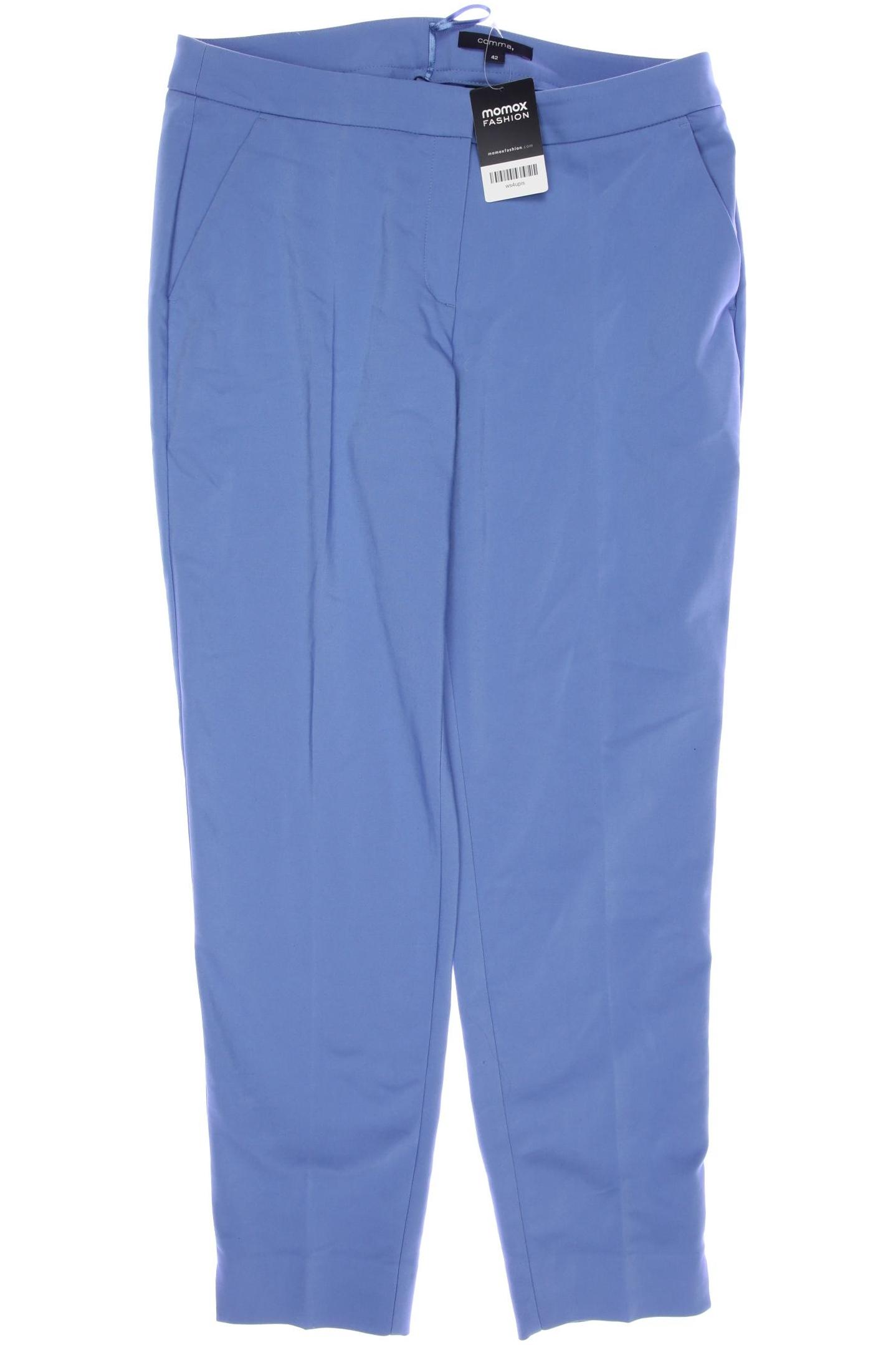 

Comma Damen Stoffhose, blau, Gr. 42