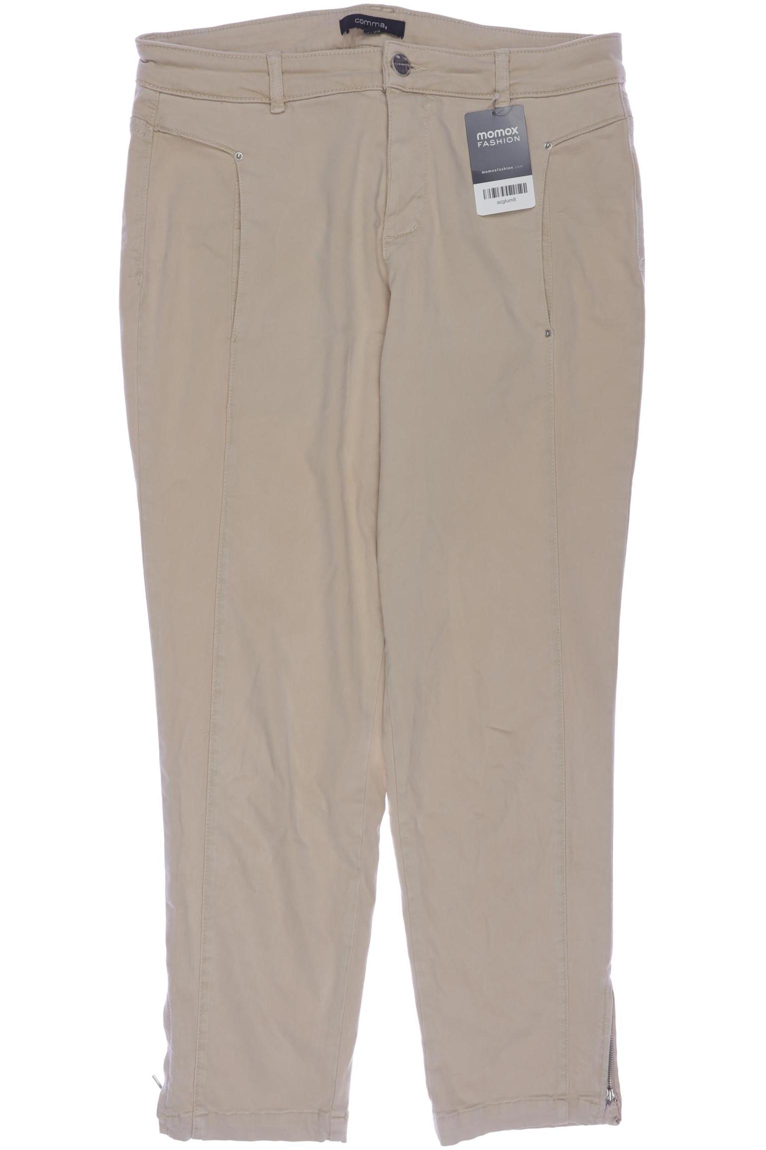

Comma Damen Stoffhose, beige, Gr. 42