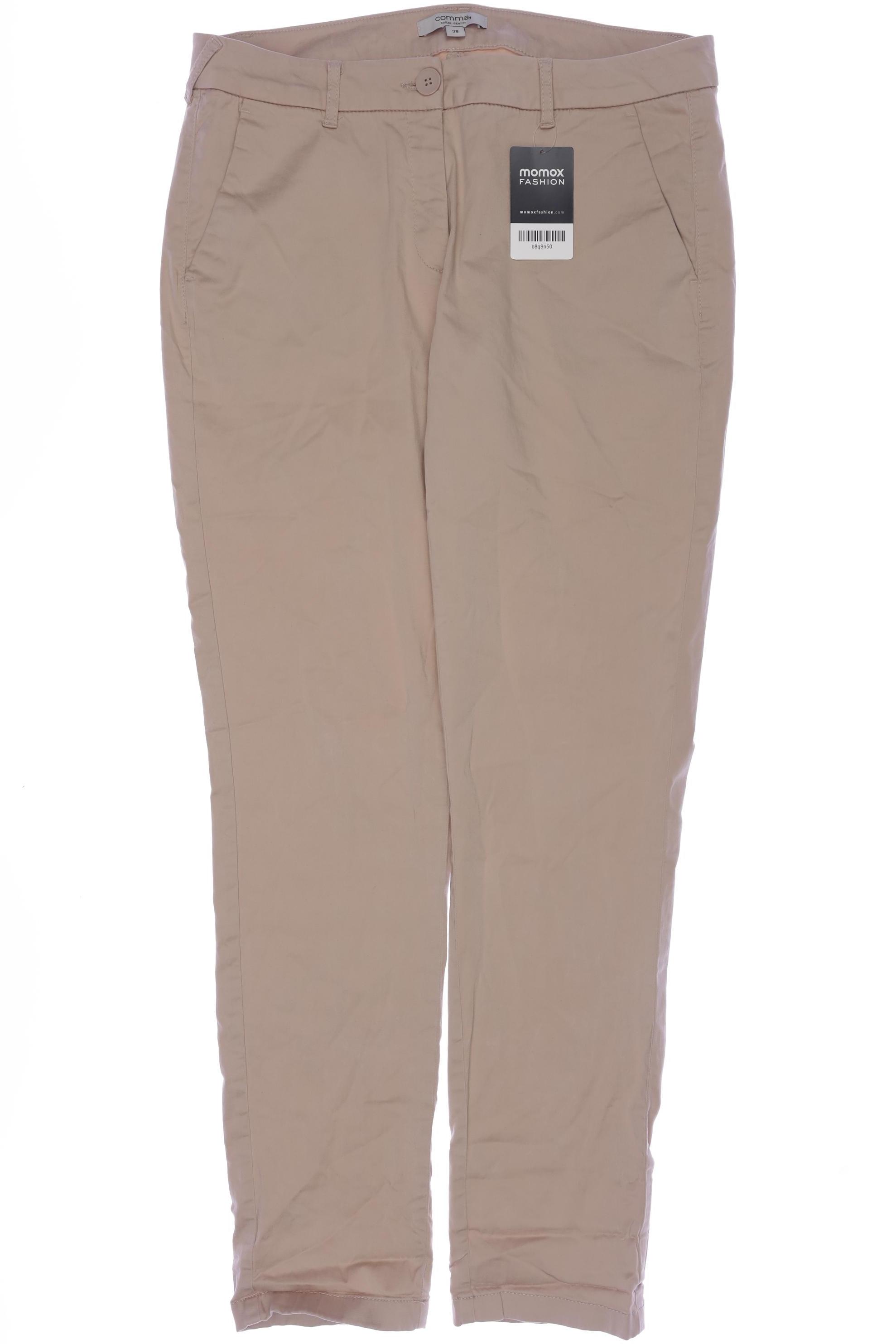 

Comma Damen Stoffhose, beige, Gr. 38