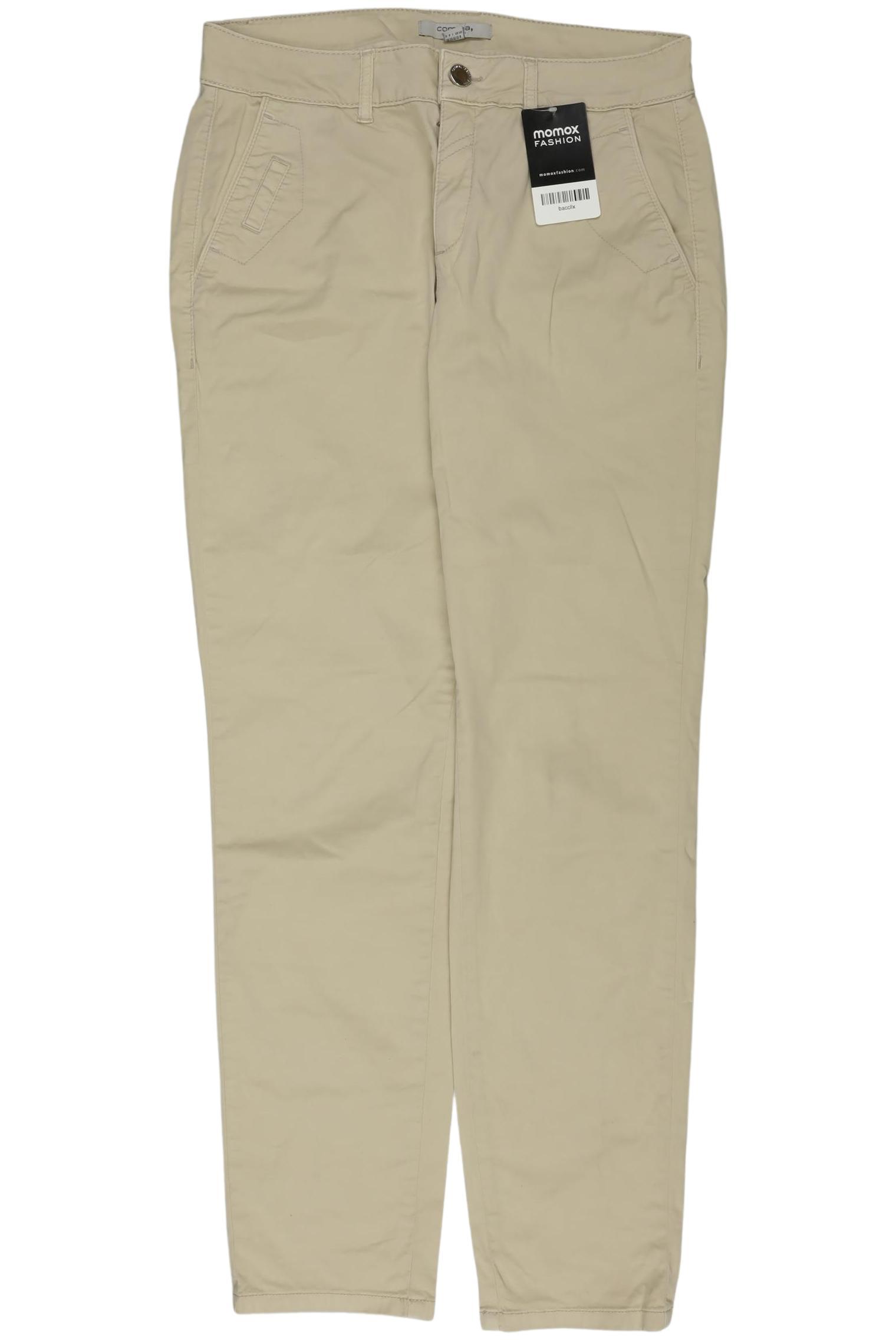 

Comma Damen Stoffhose, beige, Gr. 36