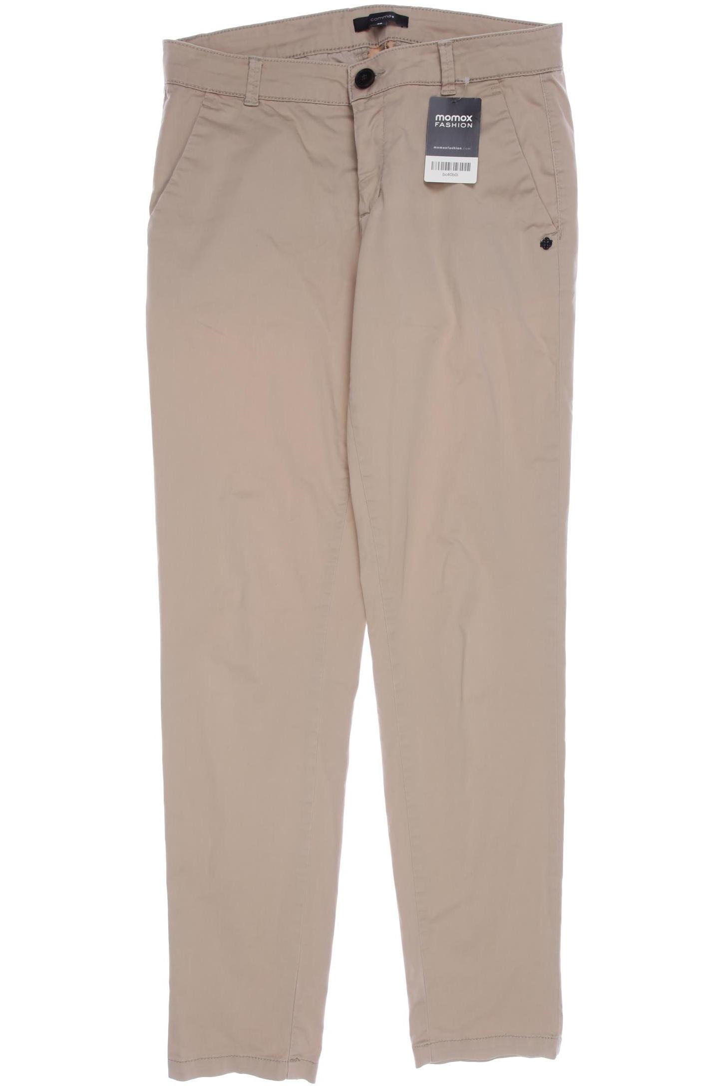

Comma Damen Stoffhose, beige, Gr. 36