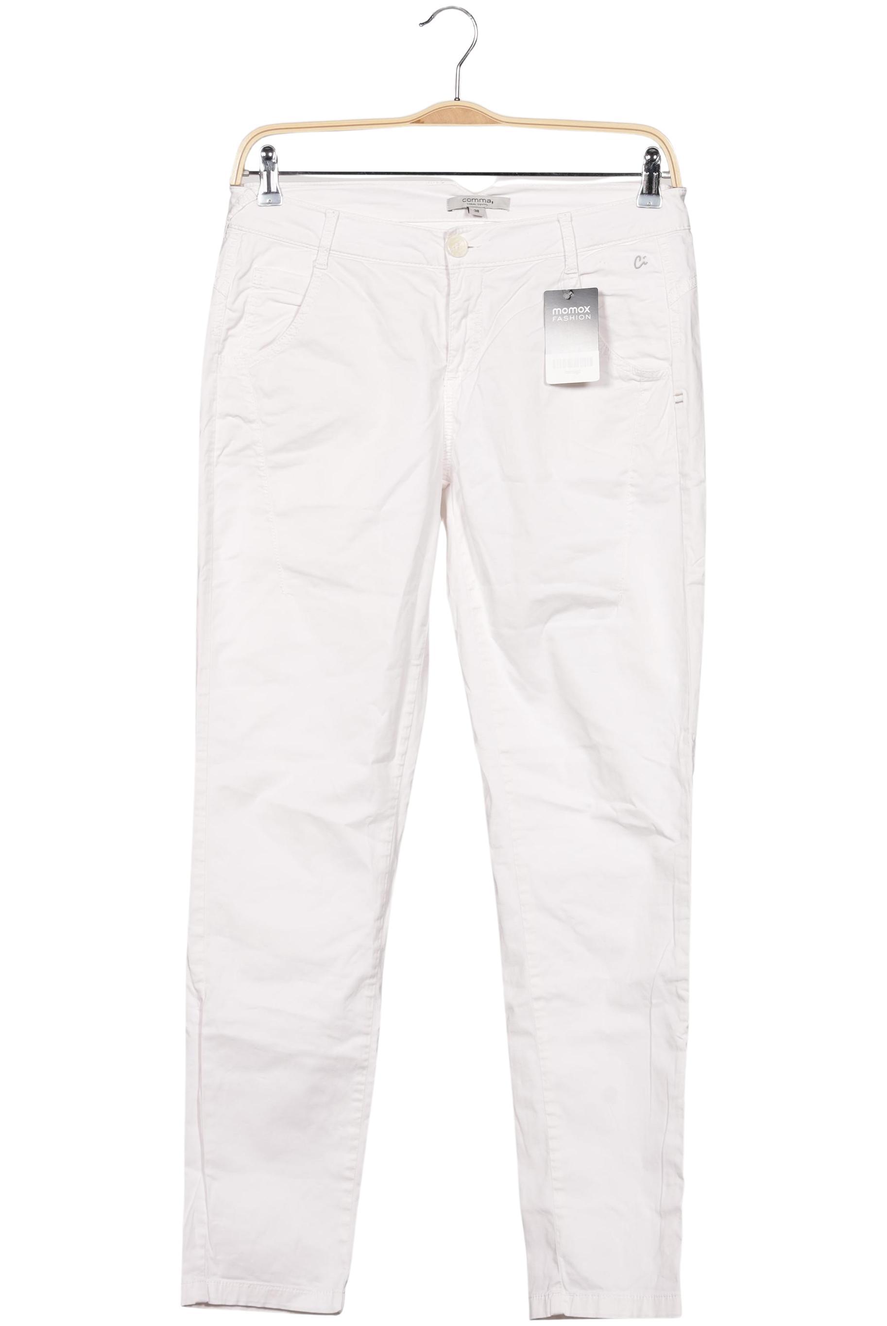 

Comma Damen Stoffhose, weiß, Gr. 38