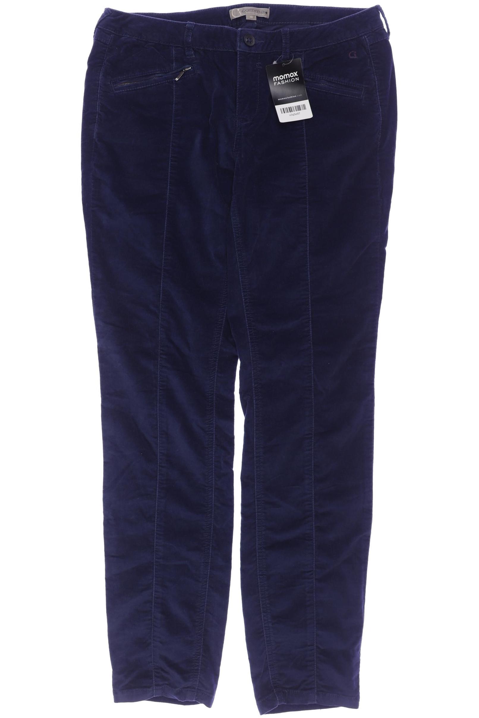 

Comma Damen Stoffhose, blau, Gr. 38