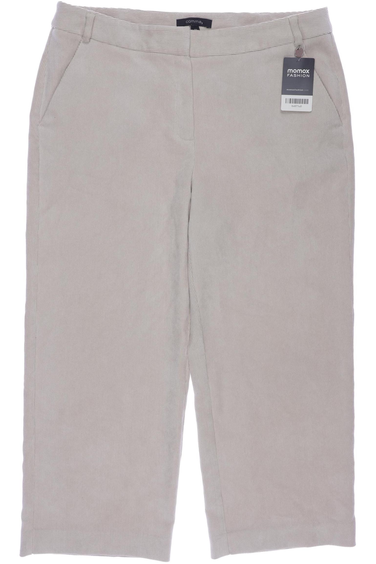 

Comma Damen Stoffhose, beige, Gr. 42