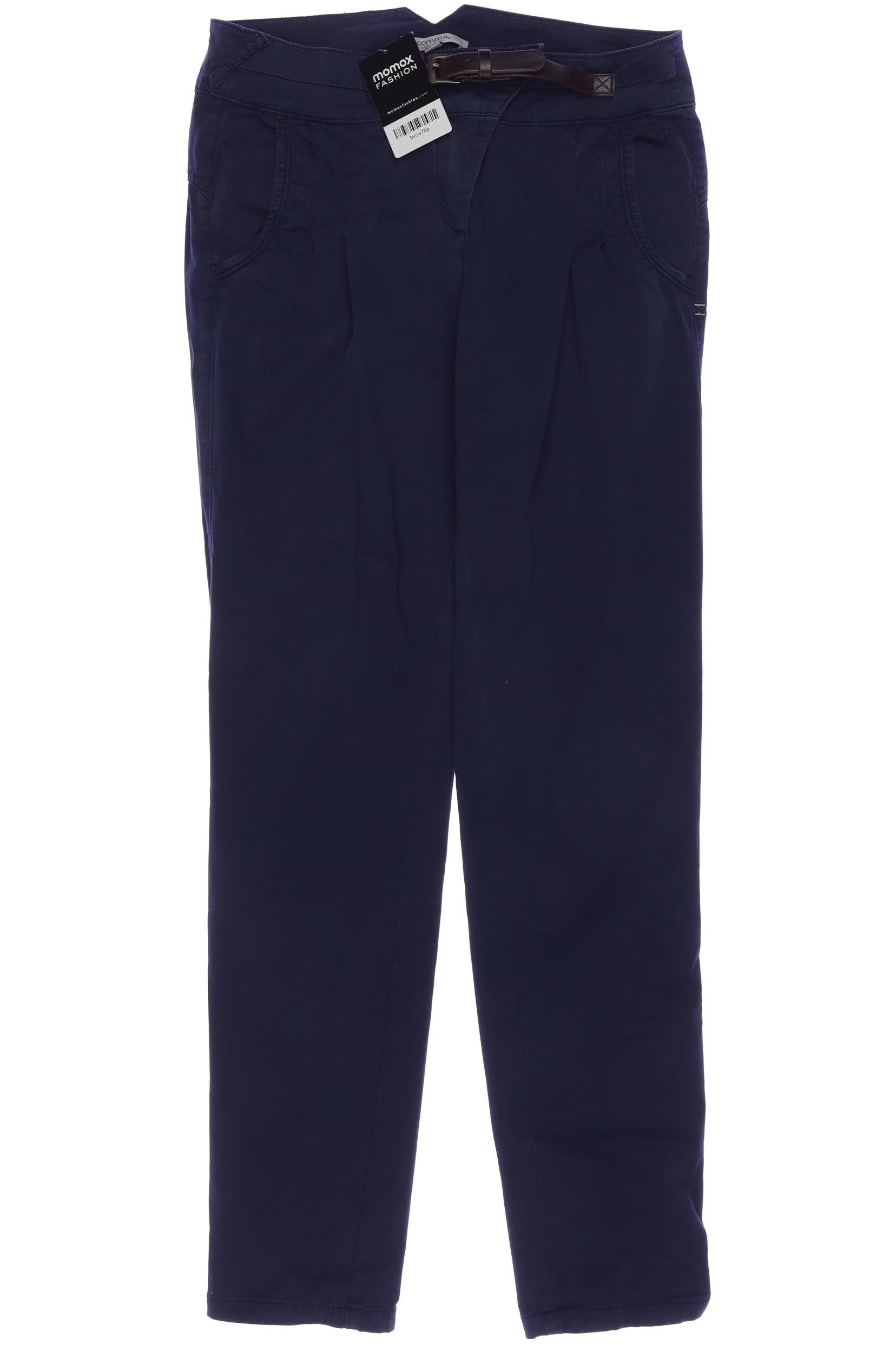 

Comma Damen Stoffhose, marineblau, Gr. 36