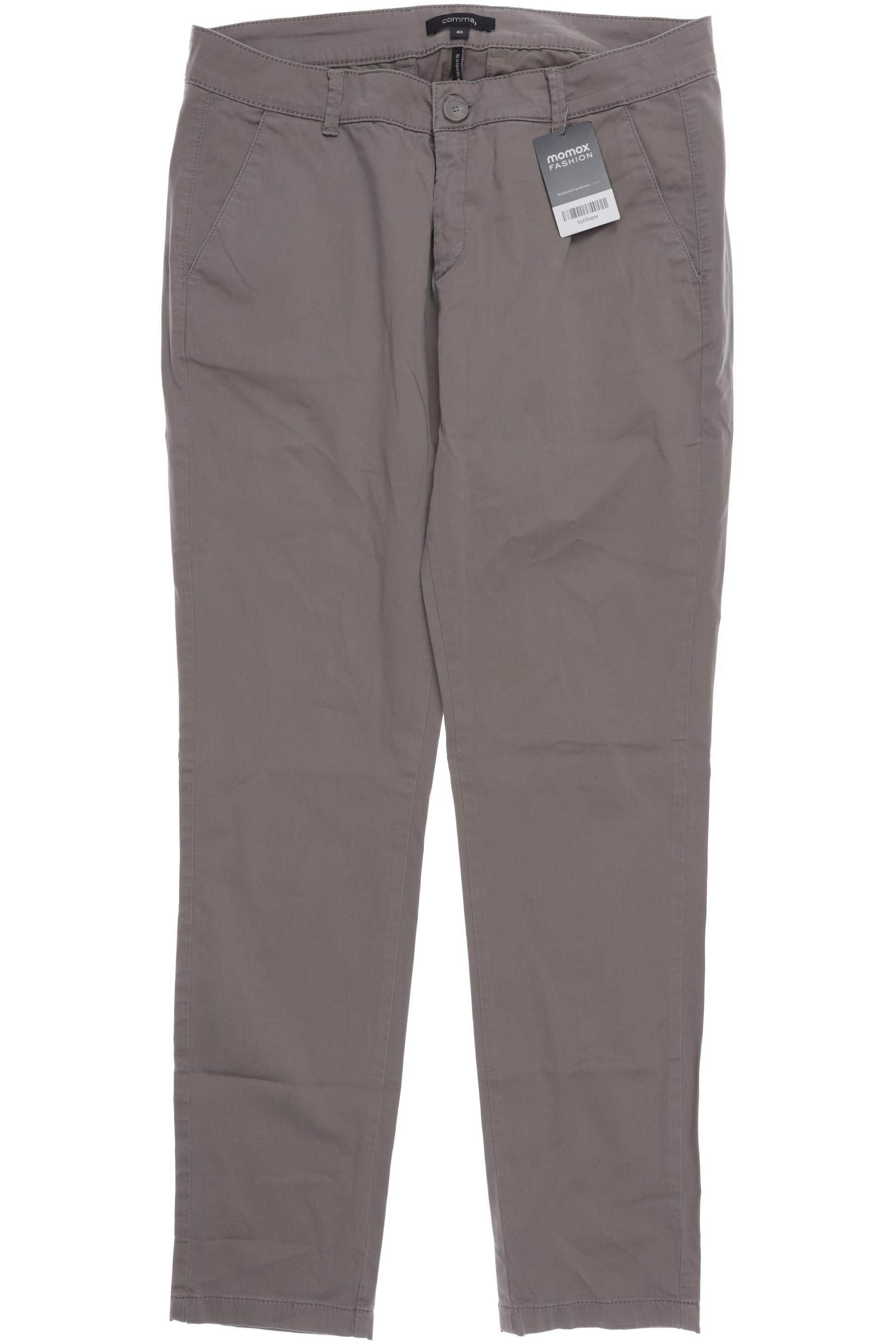 

Comma Damen Stoffhose, beige, Gr. 40