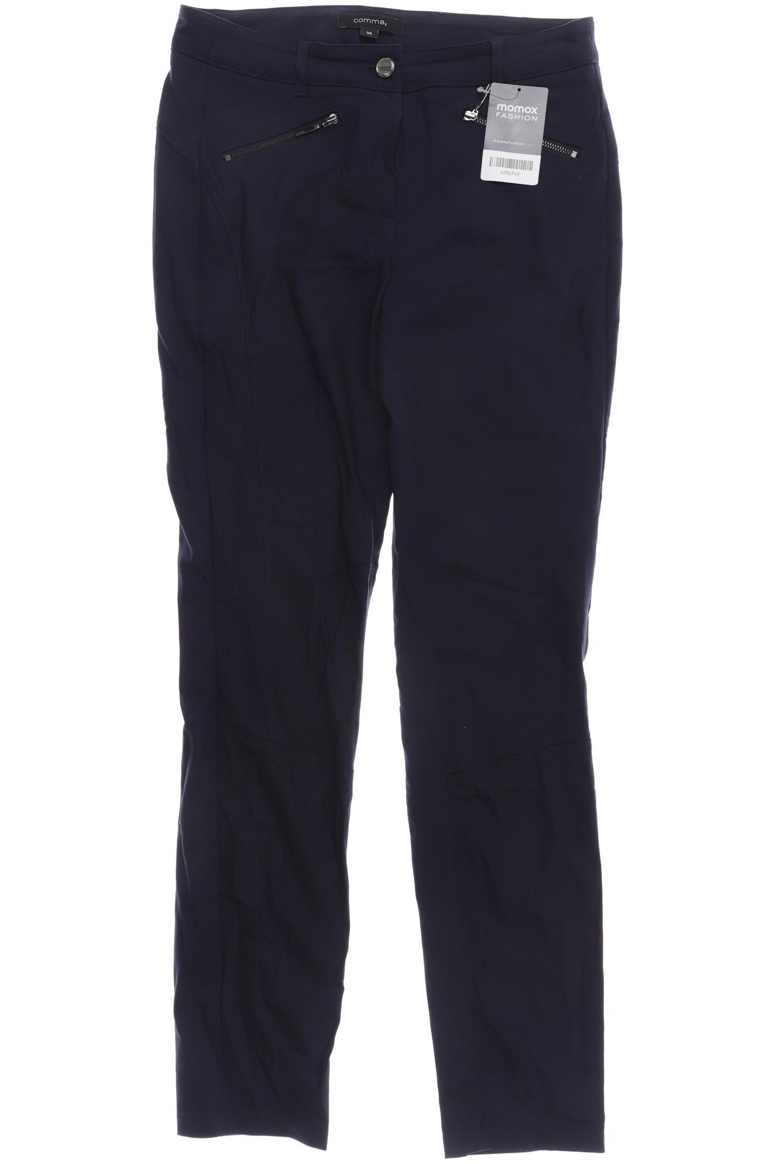 

Comma Damen Stoffhose, marineblau, Gr. 34