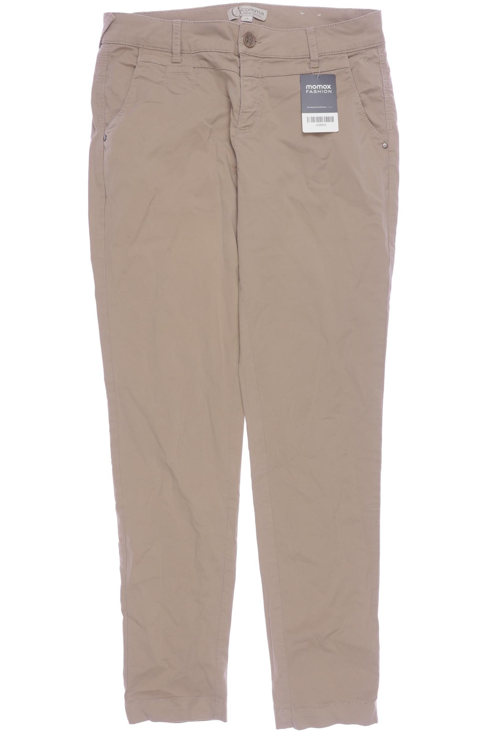 

Comma Damen Stoffhose, beige, Gr. 36