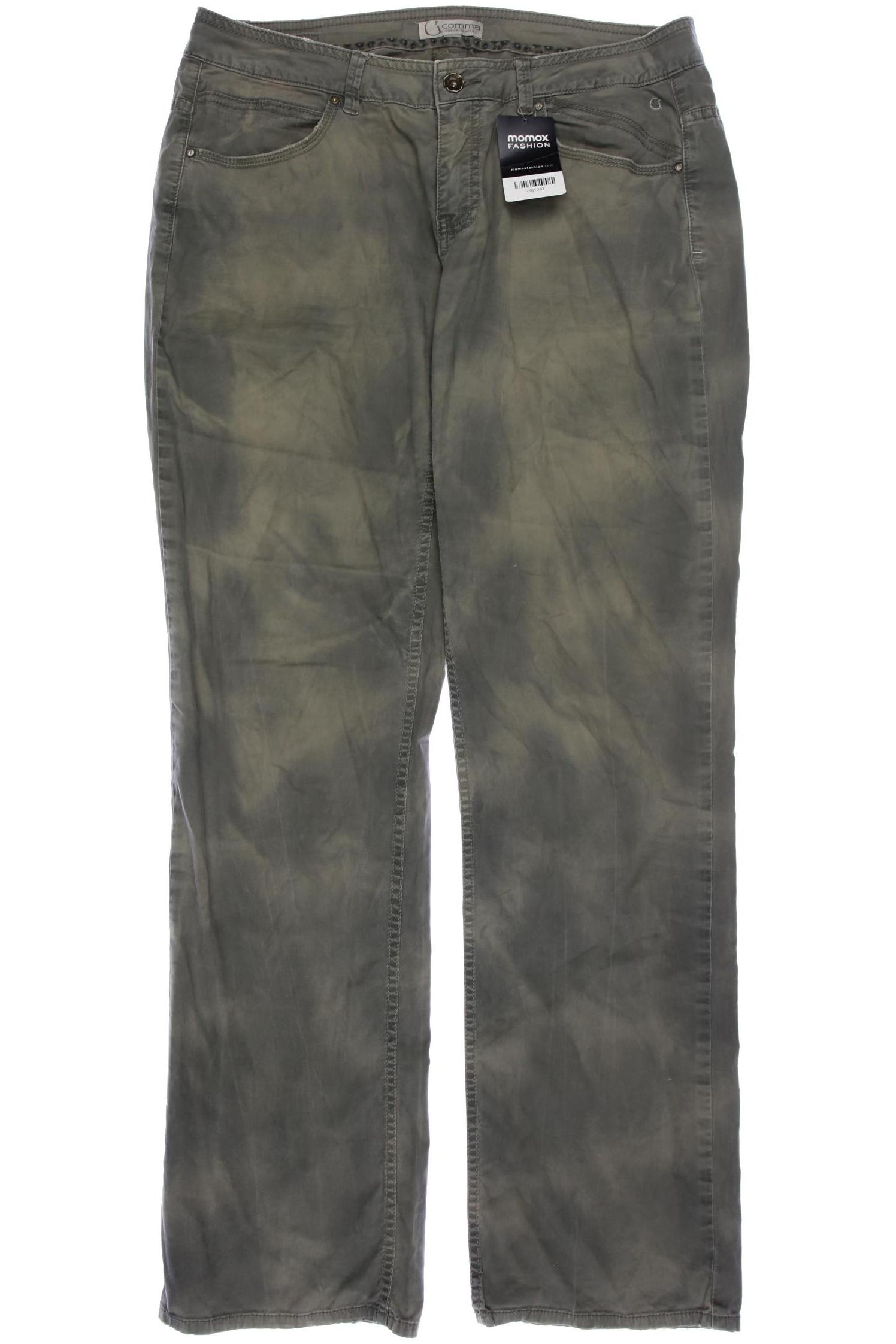

Comma Damen Stoffhose, grün, Gr. 40