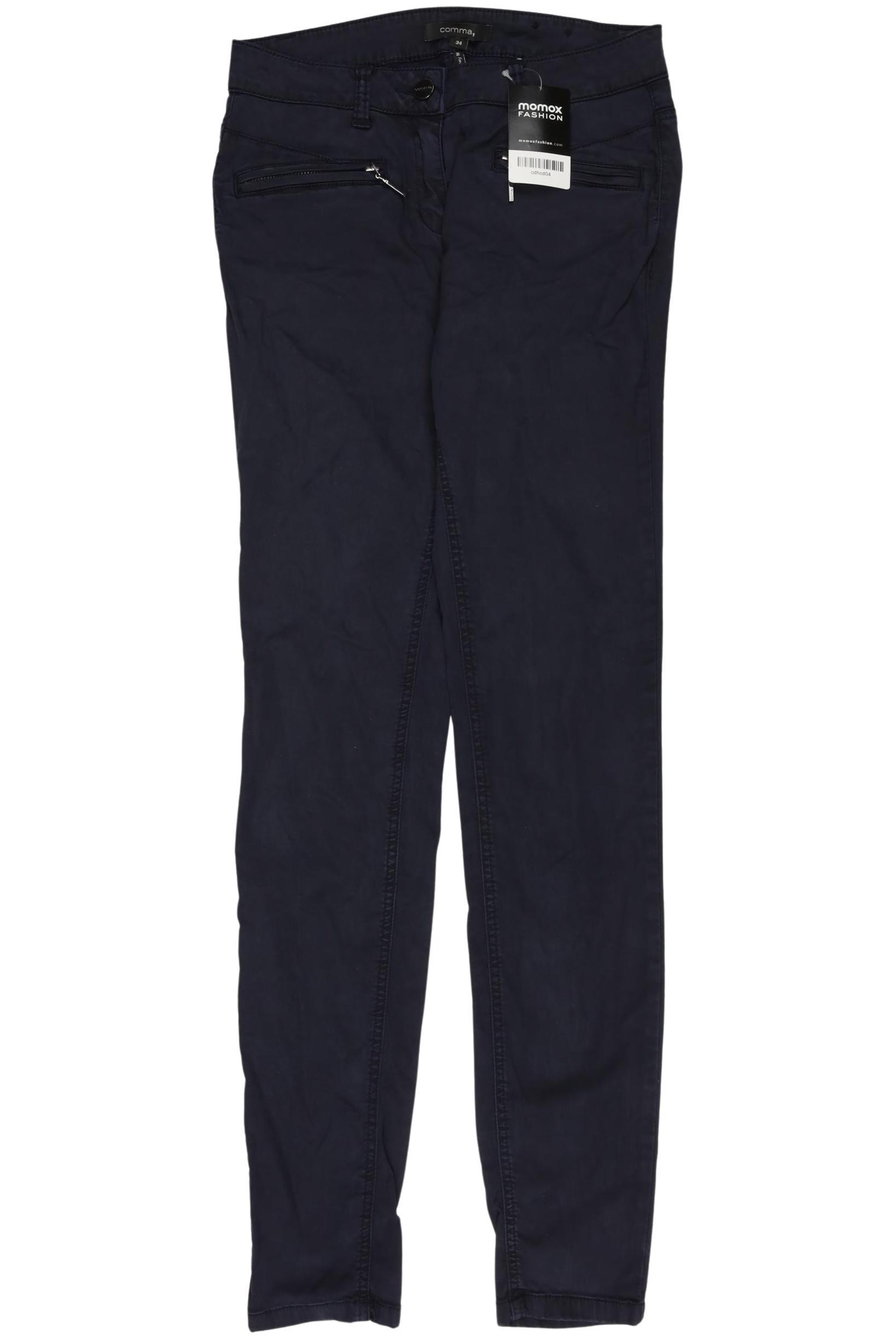 

Comma Damen Stoffhose, marineblau, Gr. 34