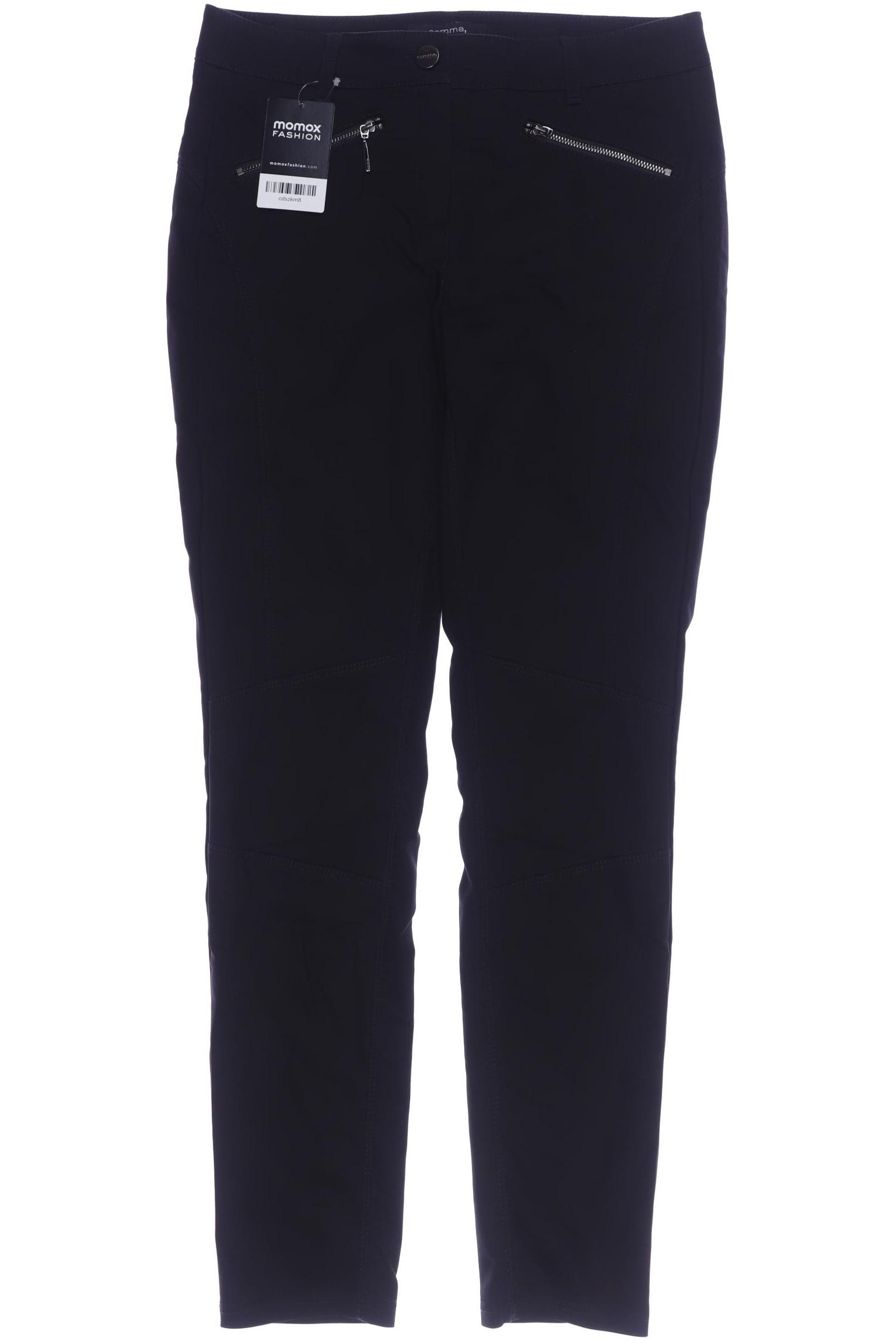 

Comma Damen Stoffhose, schwarz