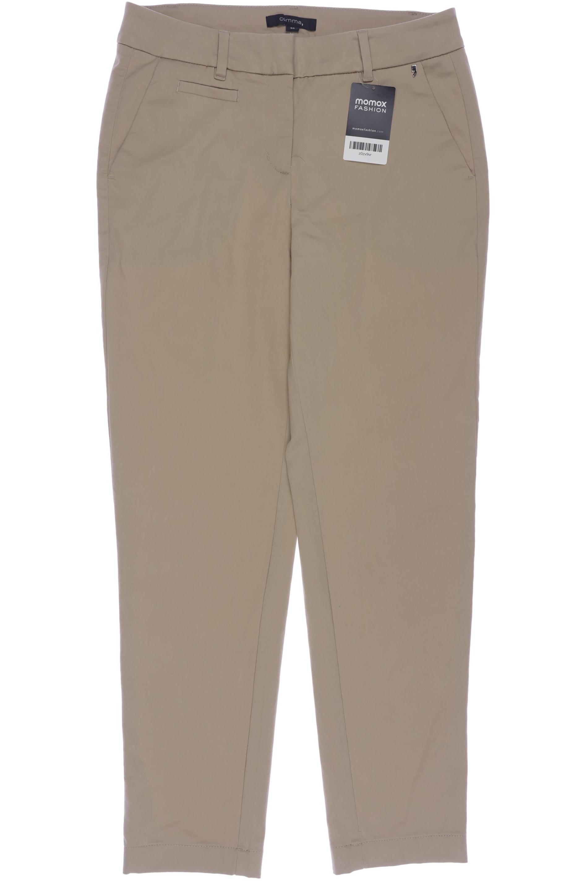 

Comma Damen Stoffhose, beige, Gr. 36