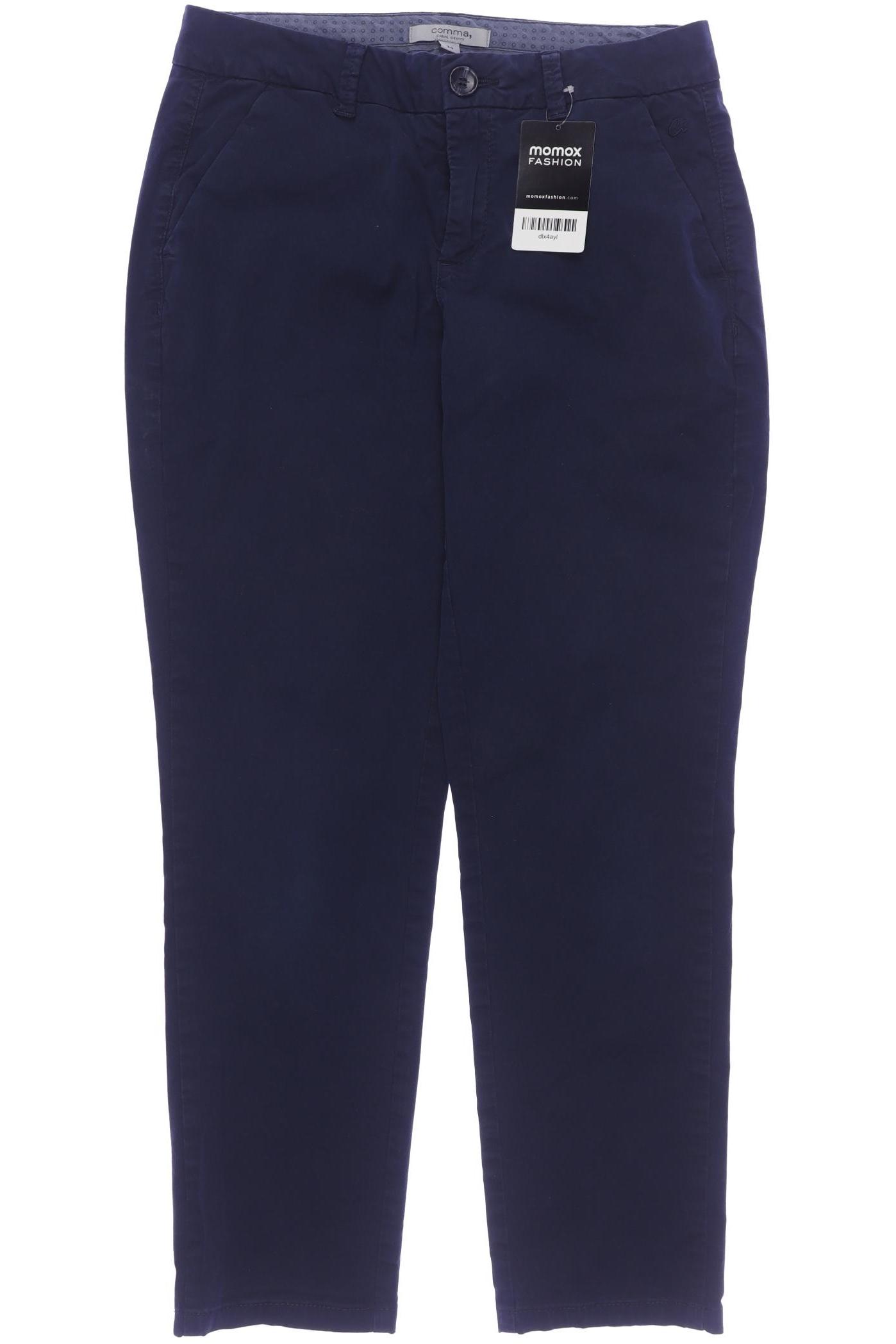 

Comma Damen Stoffhose, marineblau, Gr. 34