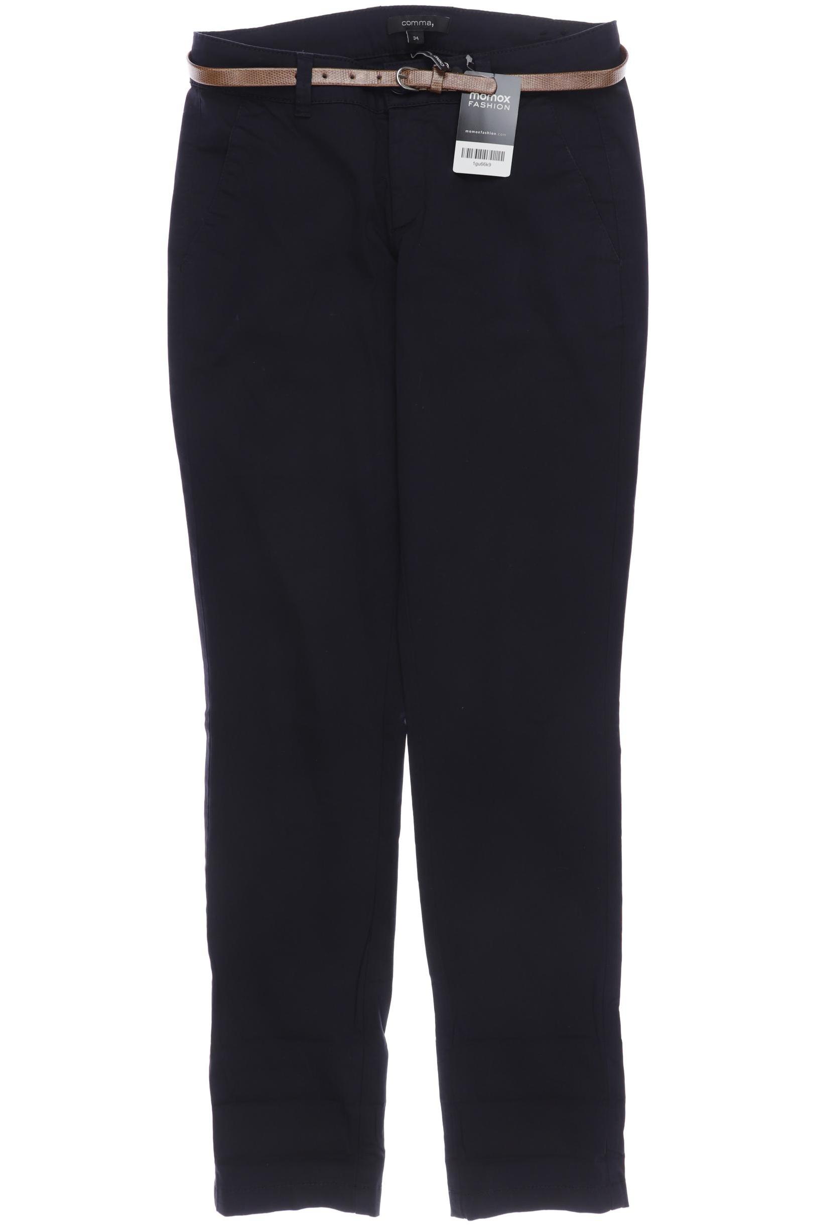 

Comma Damen Stoffhose, marineblau, Gr. 34