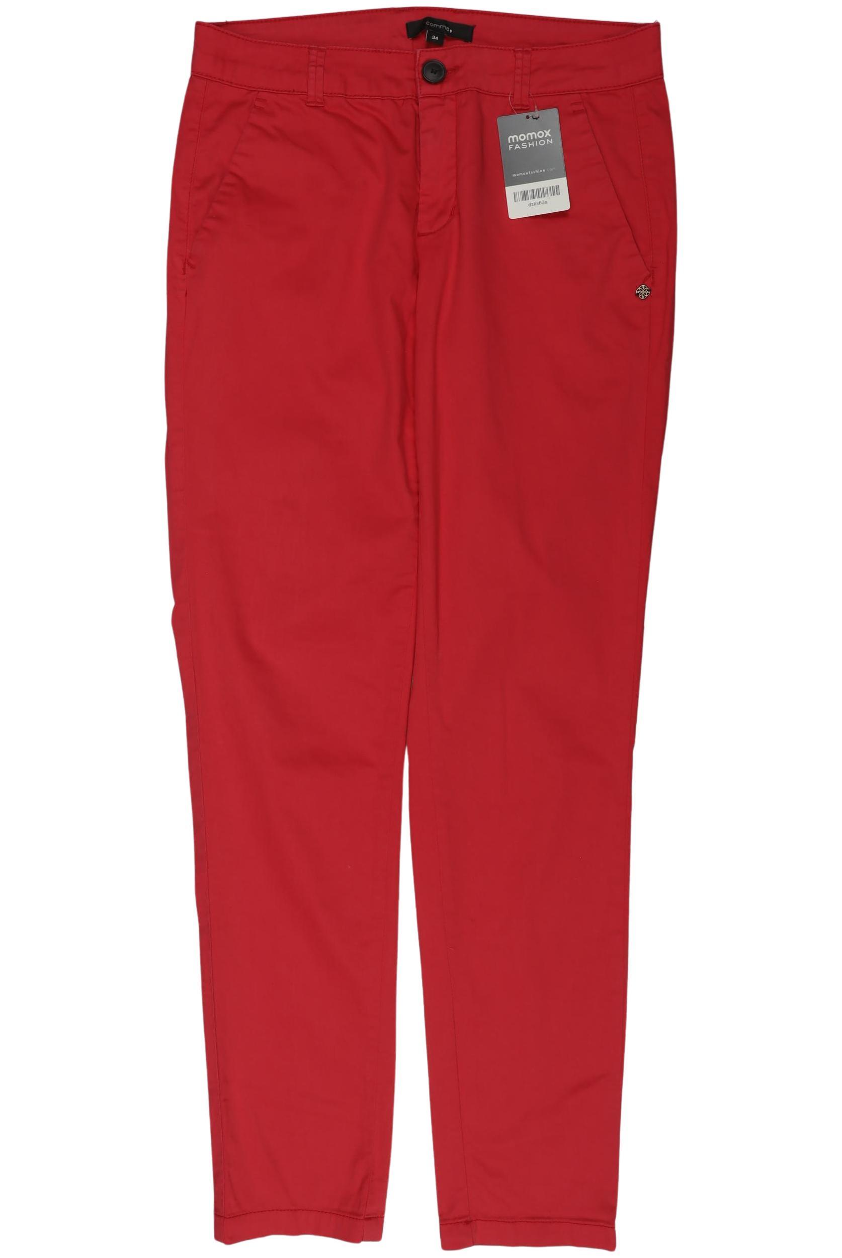 

Comma Damen Stoffhose, rot, Gr. 34