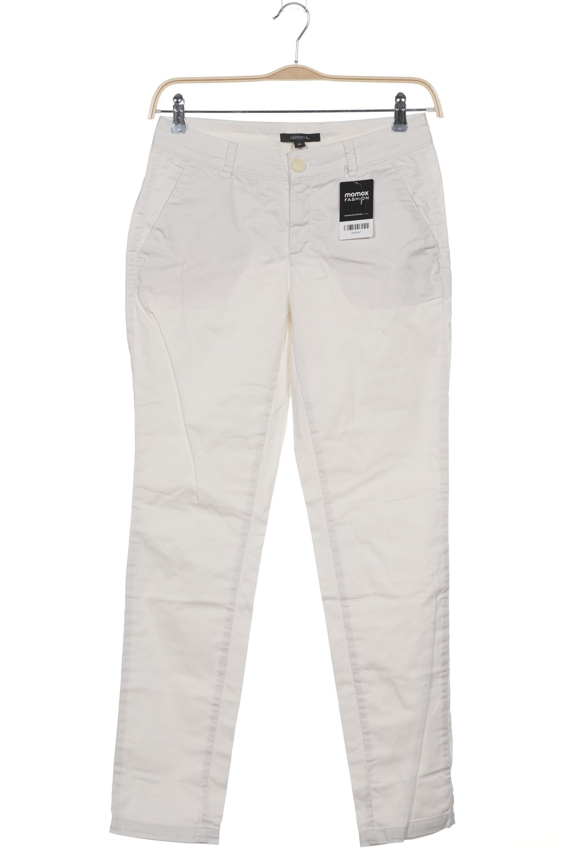 

Comma Damen Stoffhose, weiß, Gr. 36