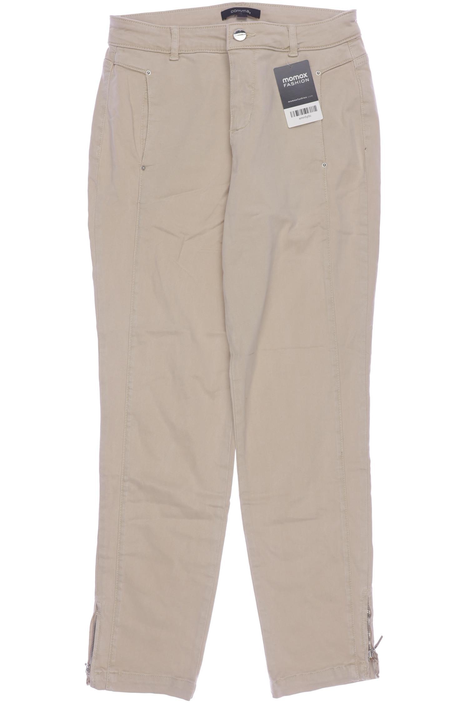 

Comma Damen Stoffhose, beige, Gr. 36