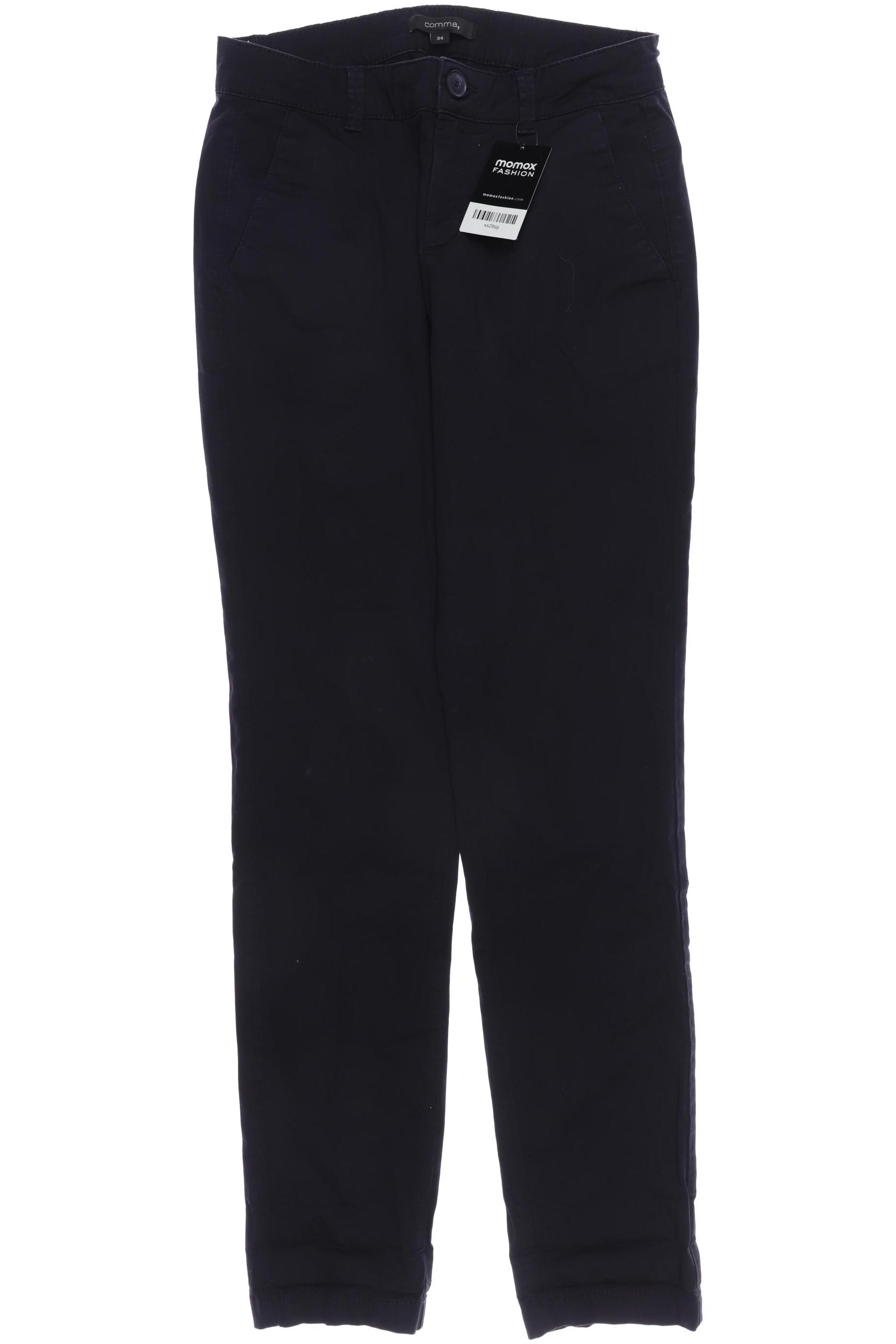 

Comma Damen Stoffhose, marineblau, Gr. 34