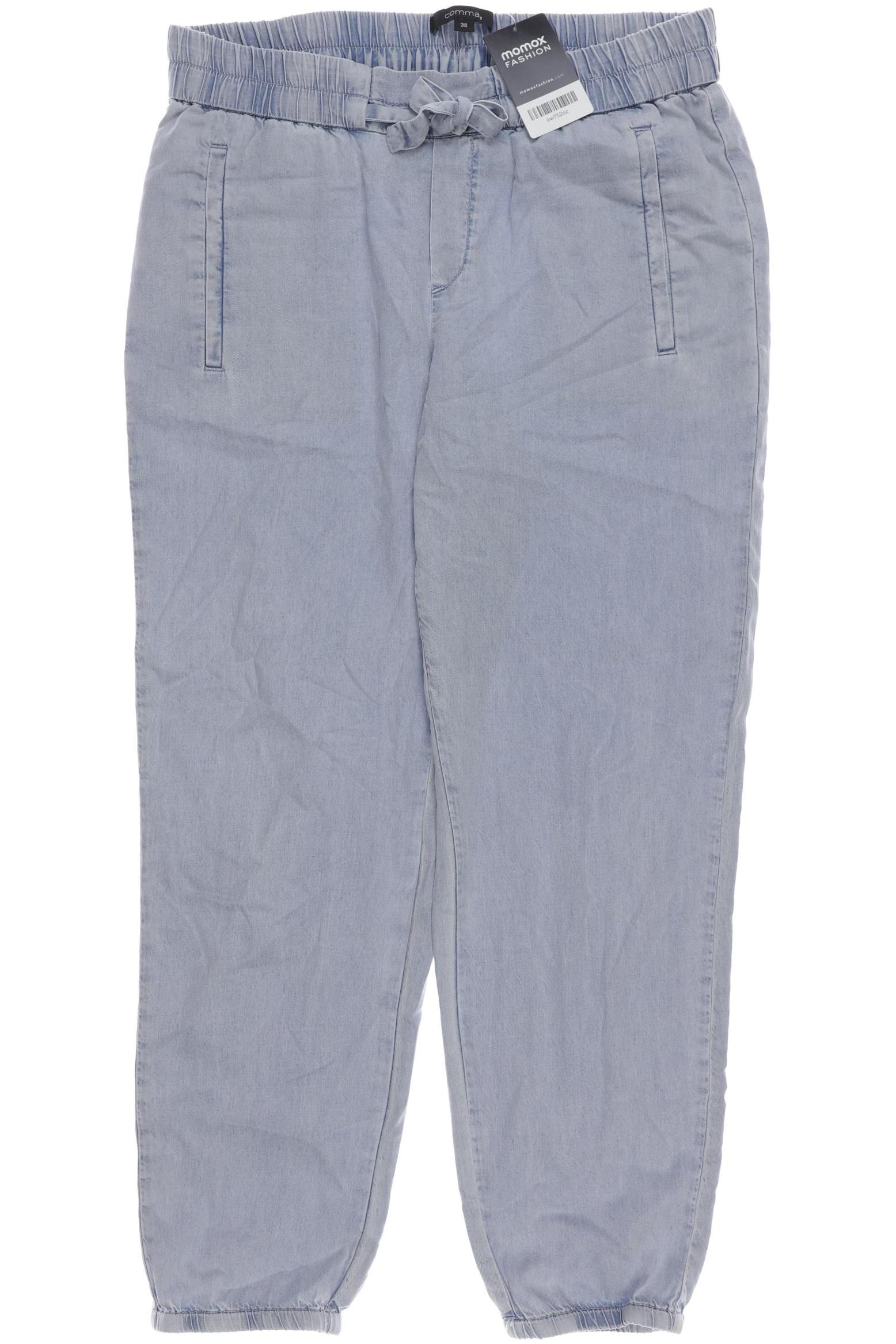 

Comma Damen Stoffhose, hellblau, Gr. 38