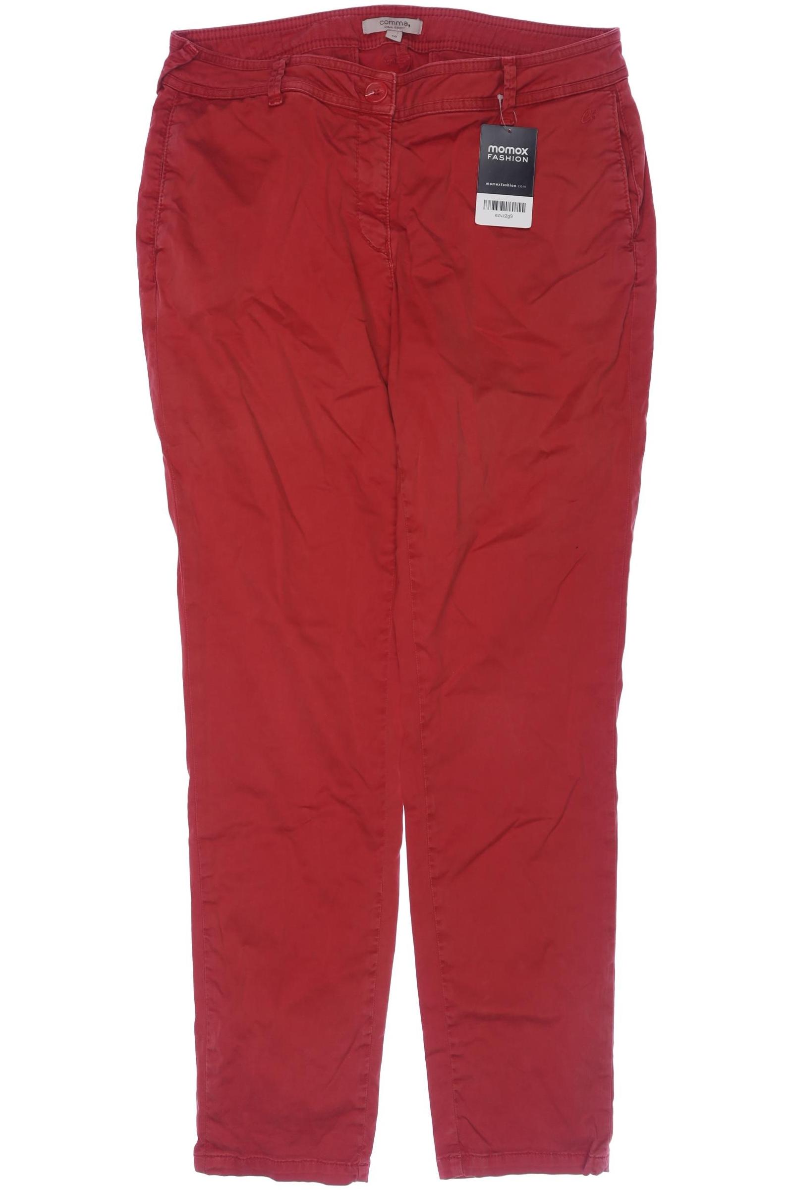 

Comma Damen Stoffhose, rot, Gr. 40