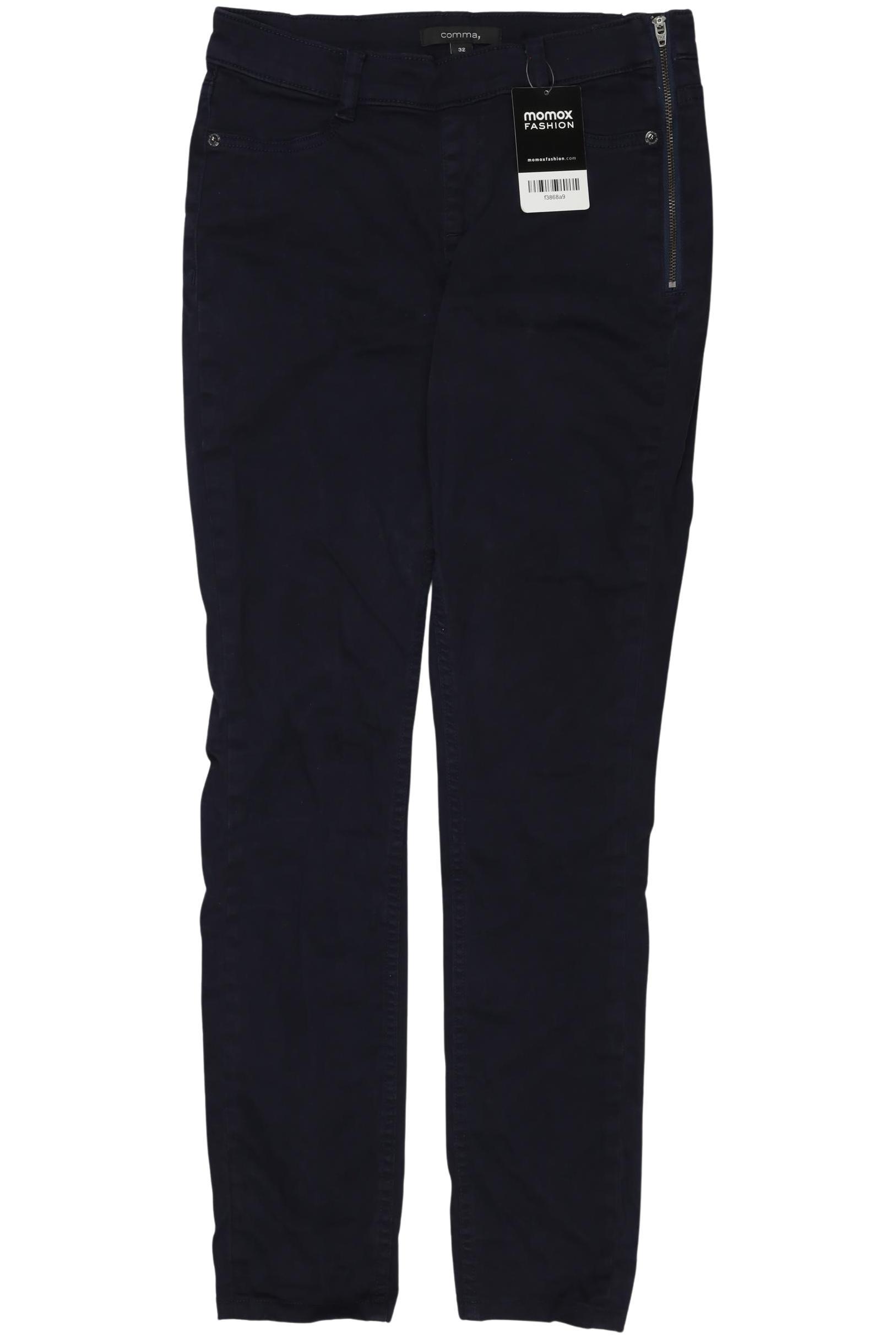 

Comma Damen Stoffhose, marineblau, Gr. 32
