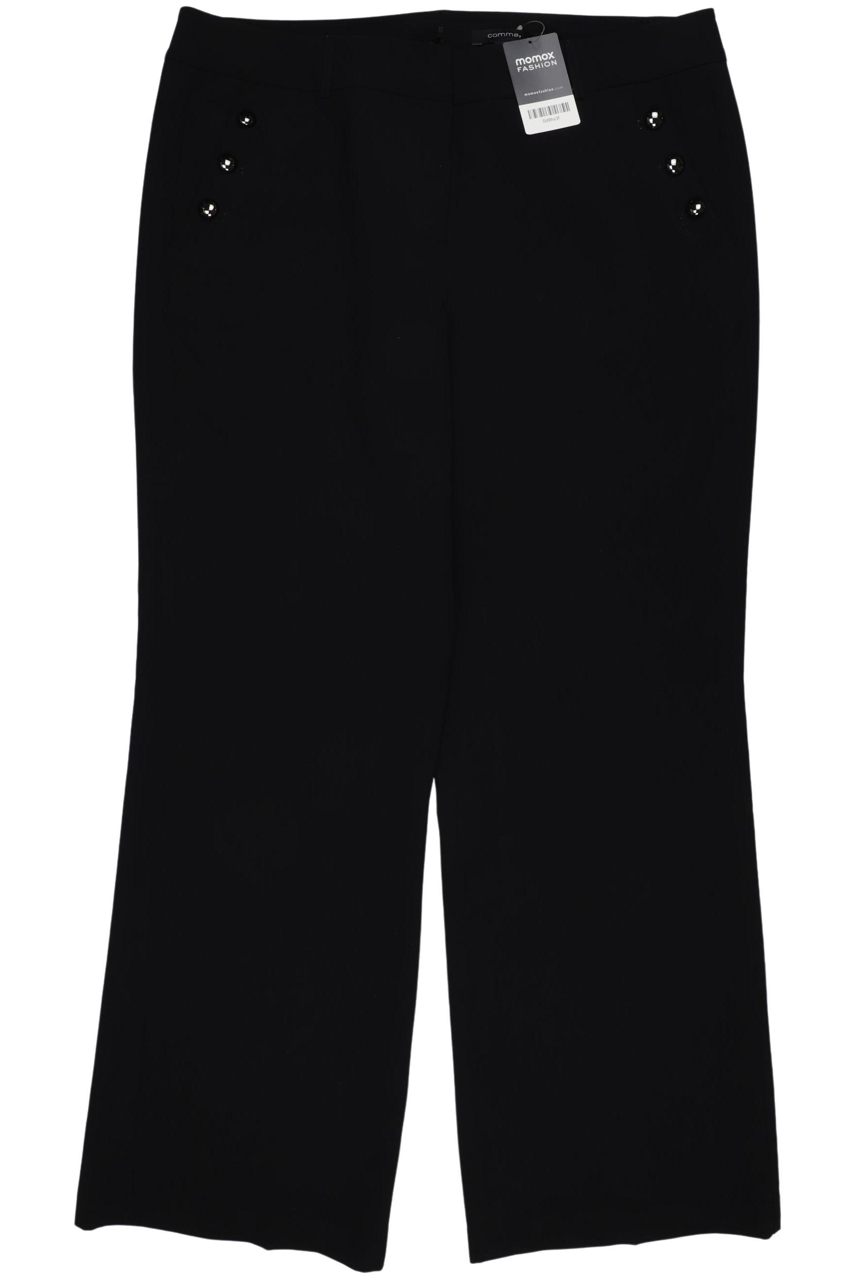 

Comma Damen Stoffhose, schwarz, Gr. 46
