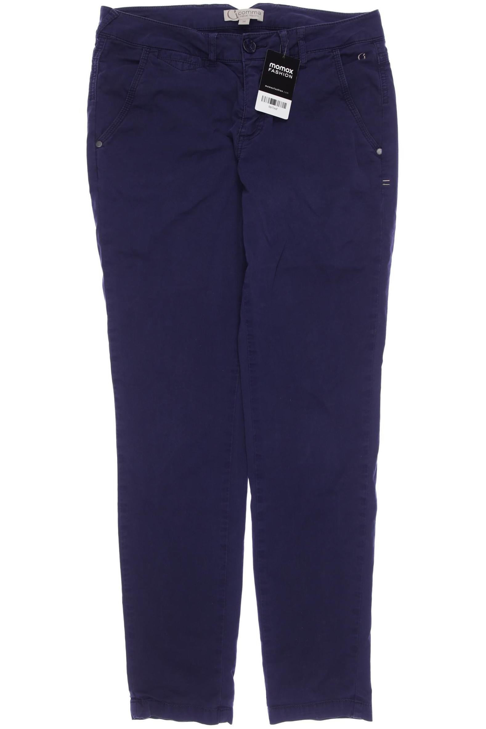 

Comma Damen Stoffhose, marineblau, Gr. 36