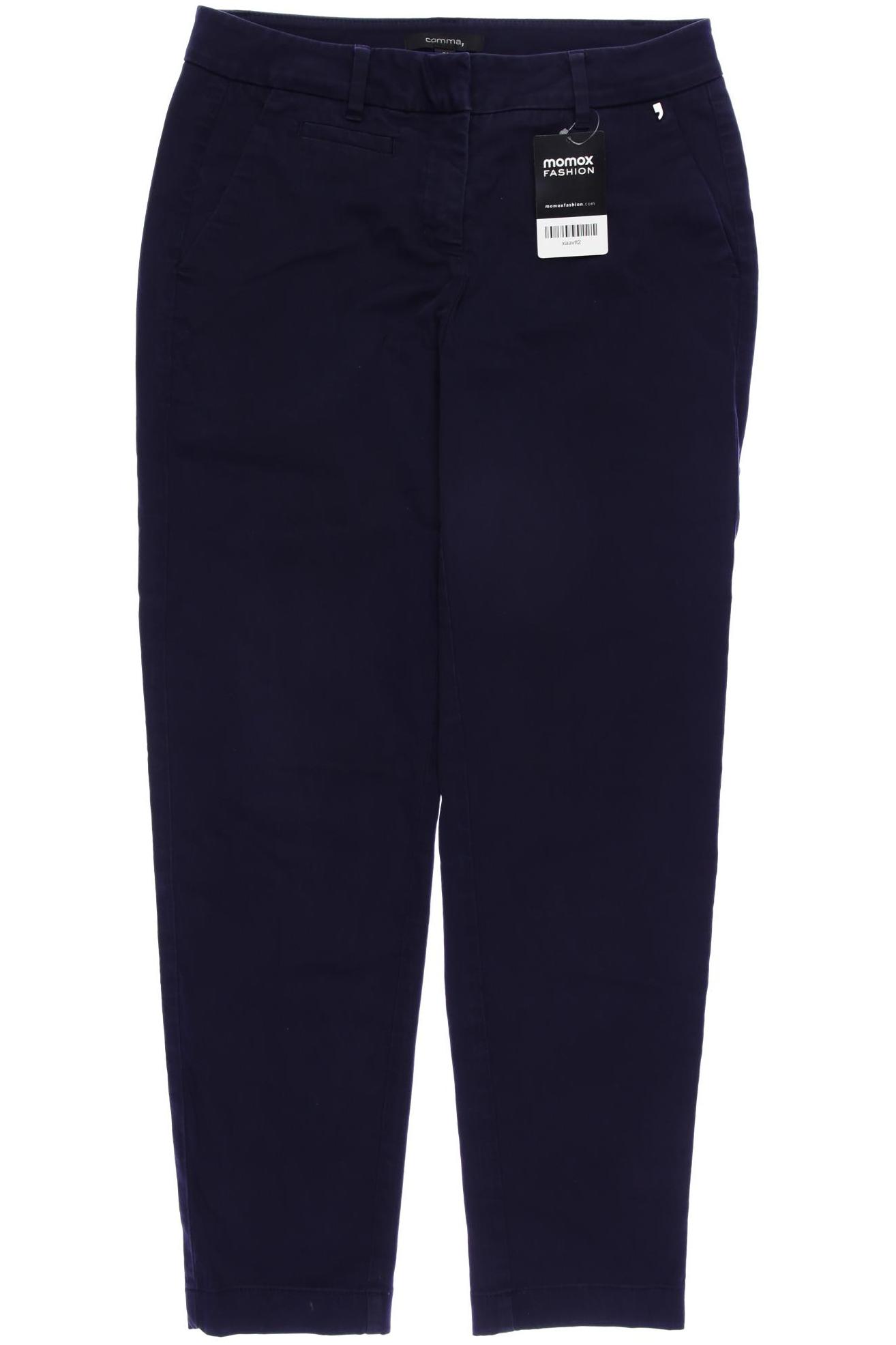 

Comma Damen Stoffhose, marineblau, Gr. 36