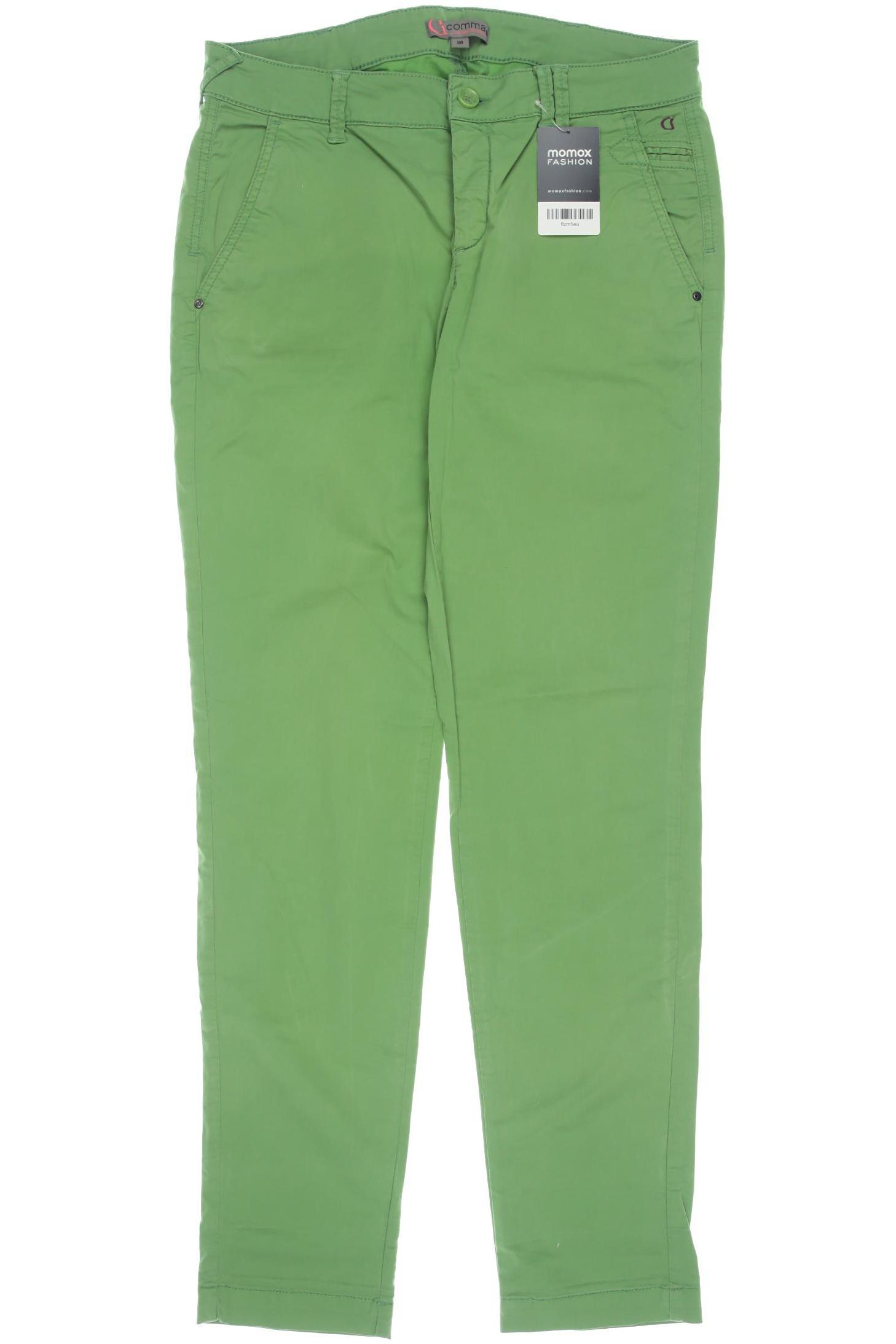 

Comma Damen Stoffhose, grün, Gr. 38