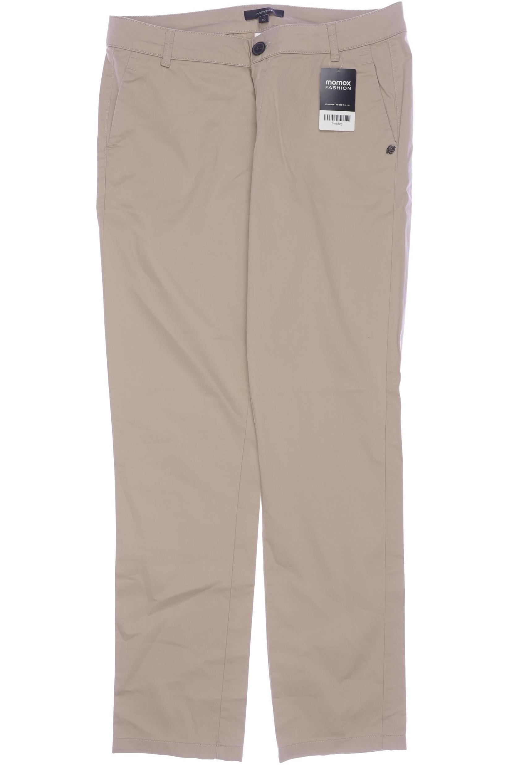 

Comma Damen Stoffhose, beige, Gr. 40