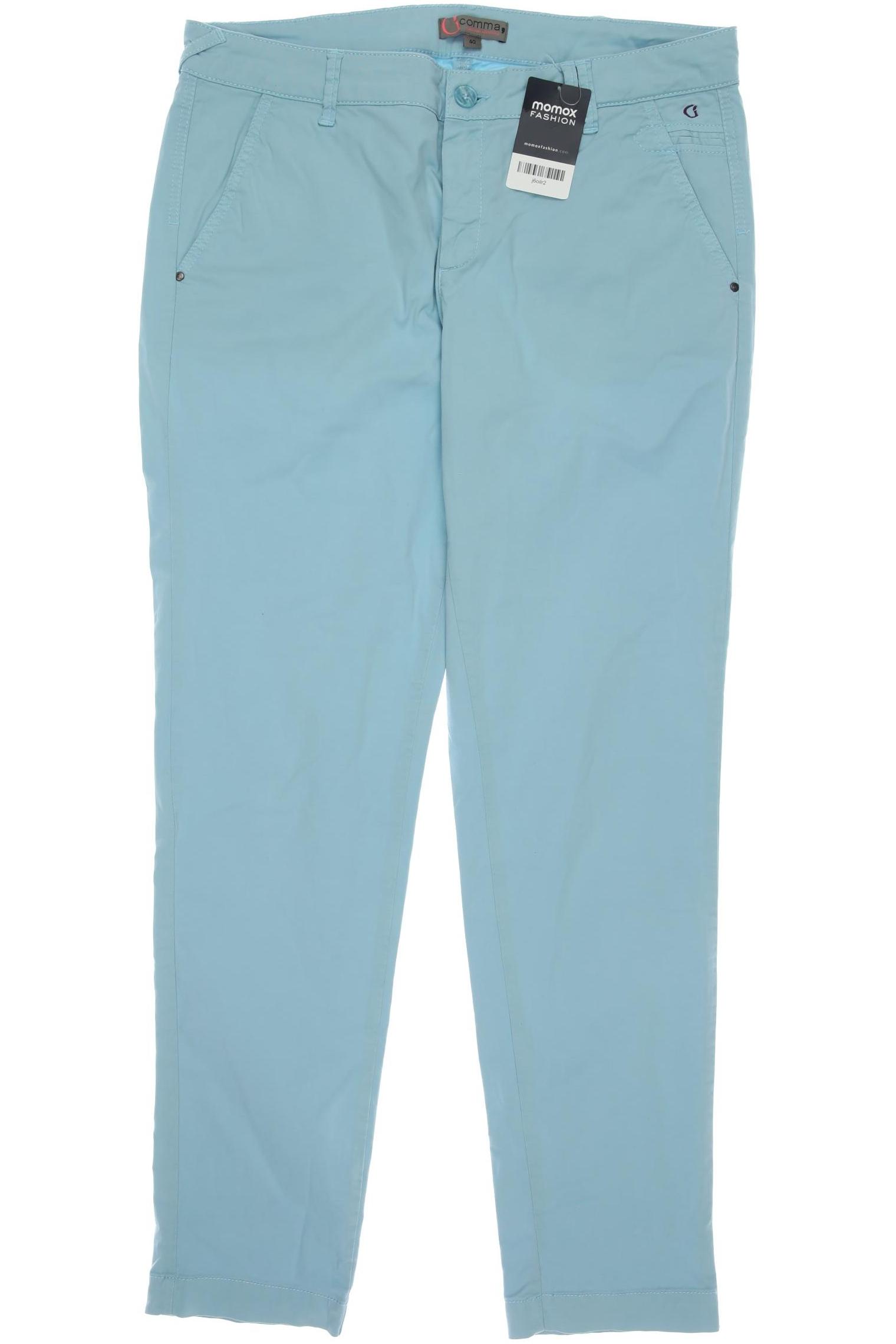 

Comma Damen Stoffhose, hellblau, Gr. 40