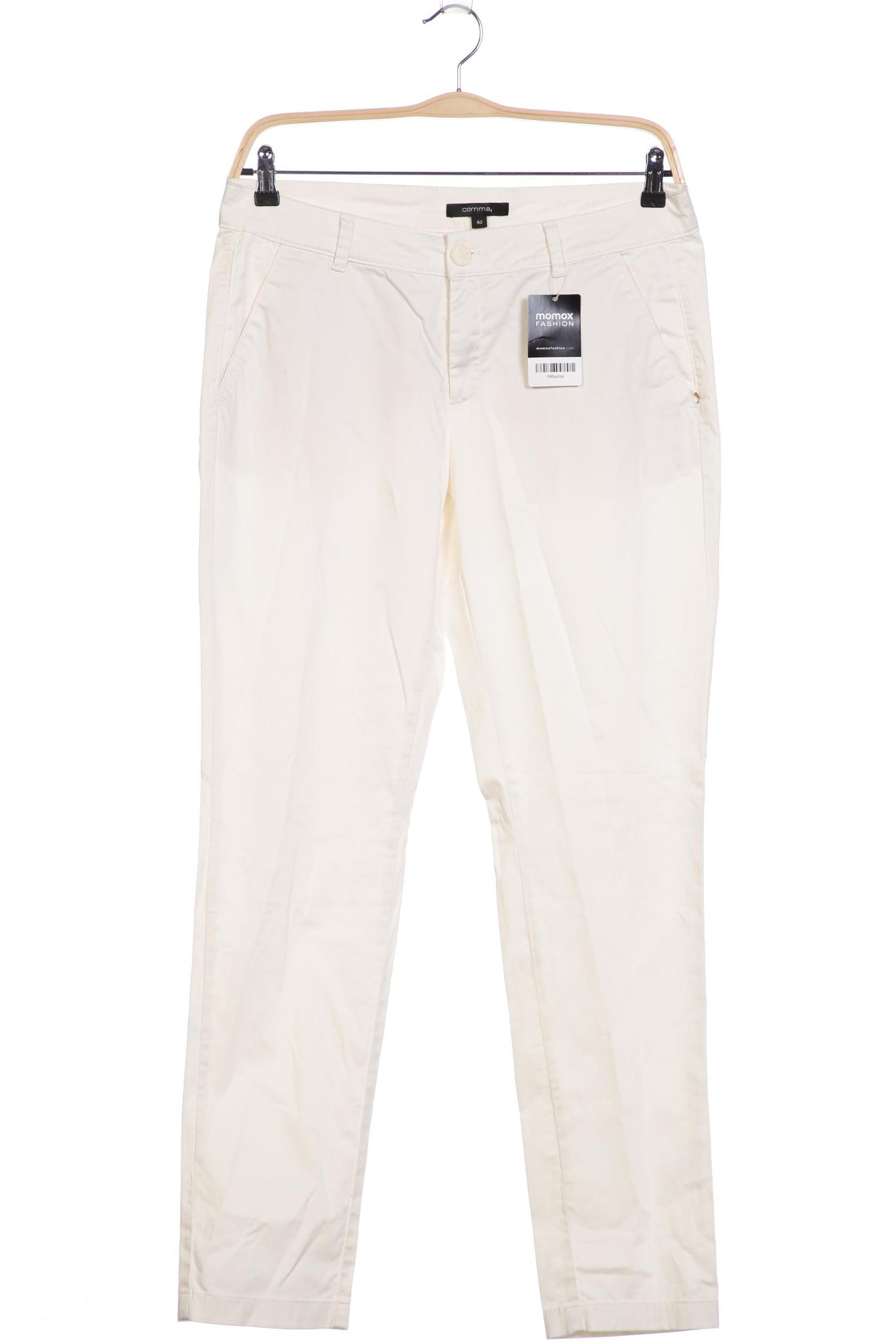 

Comma Damen Stoffhose, cremeweiß, Gr. 40