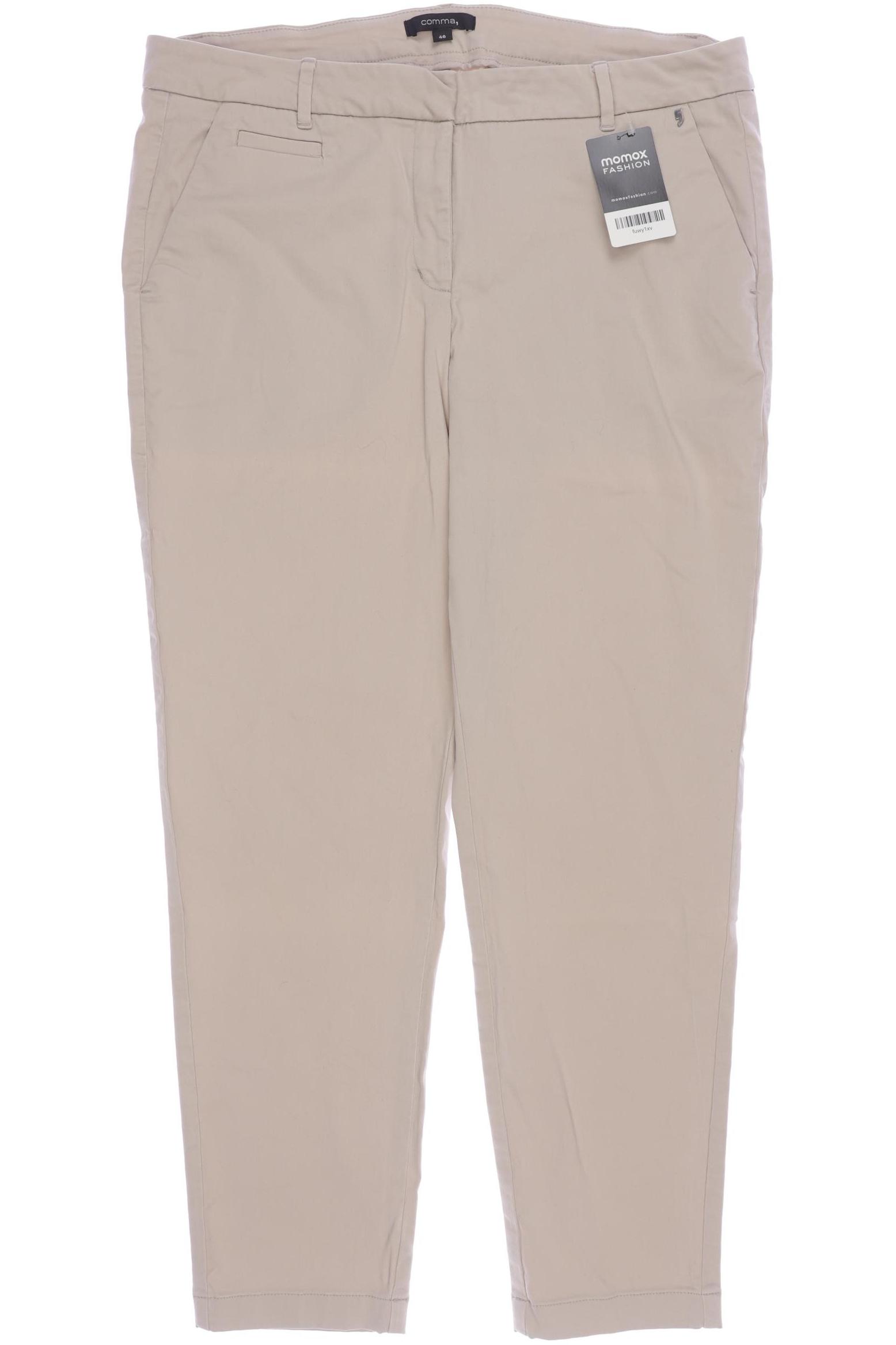

Comma Damen Stoffhose, beige, Gr. 46