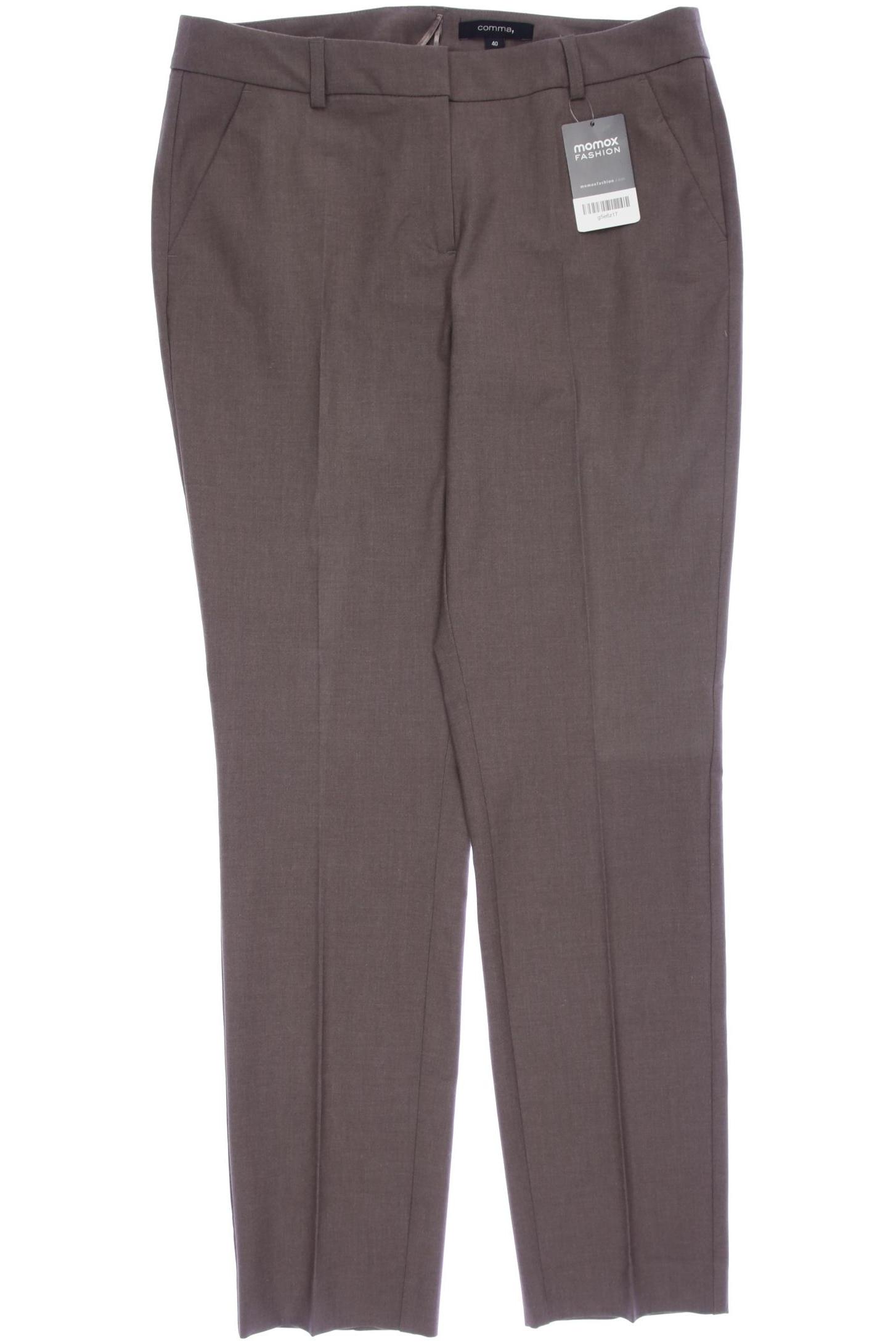 

Comma Damen Stoffhose, beige, Gr. 40