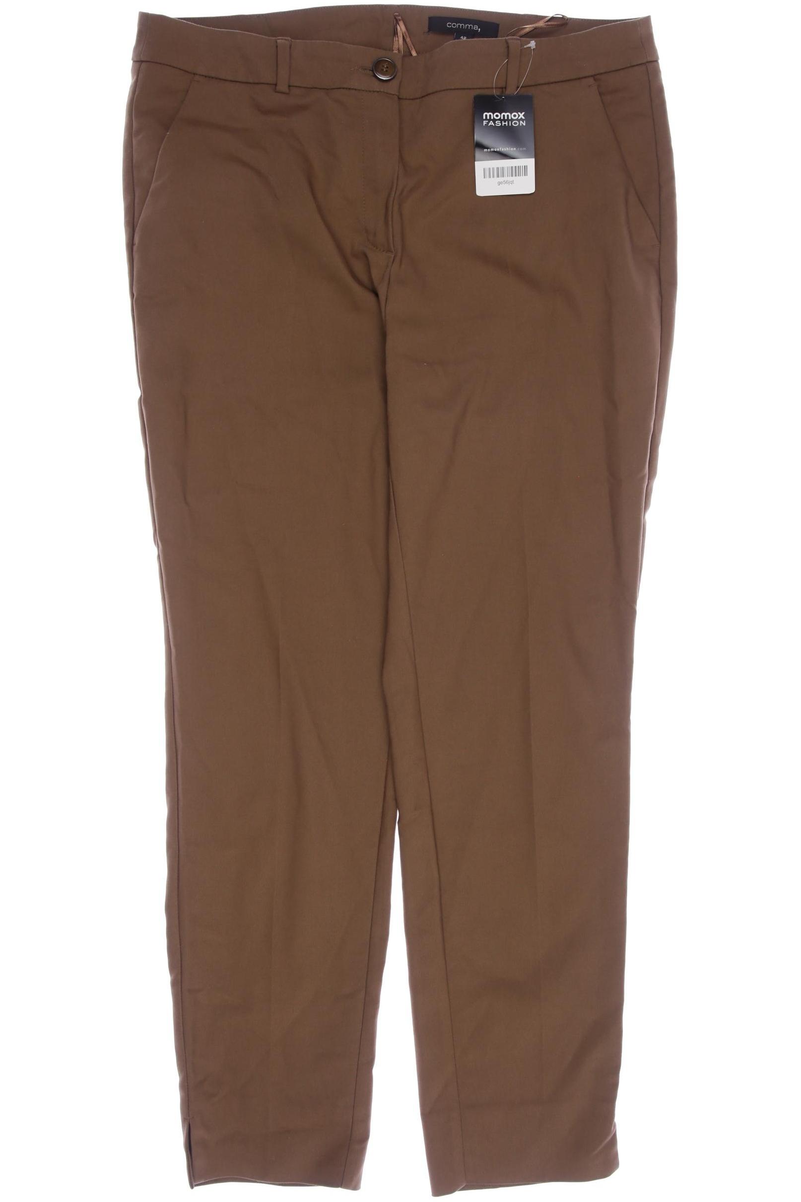 

Comma Damen Stoffhose, beige, Gr. 42