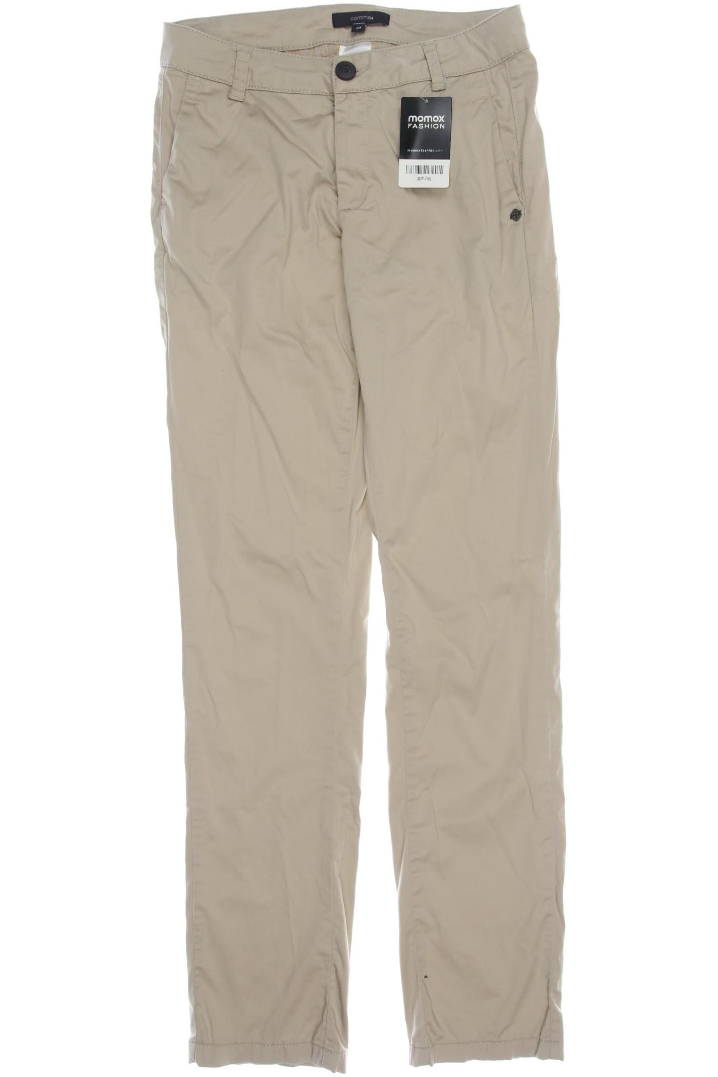 

Comma Damen Stoffhose, beige, Gr. 34
