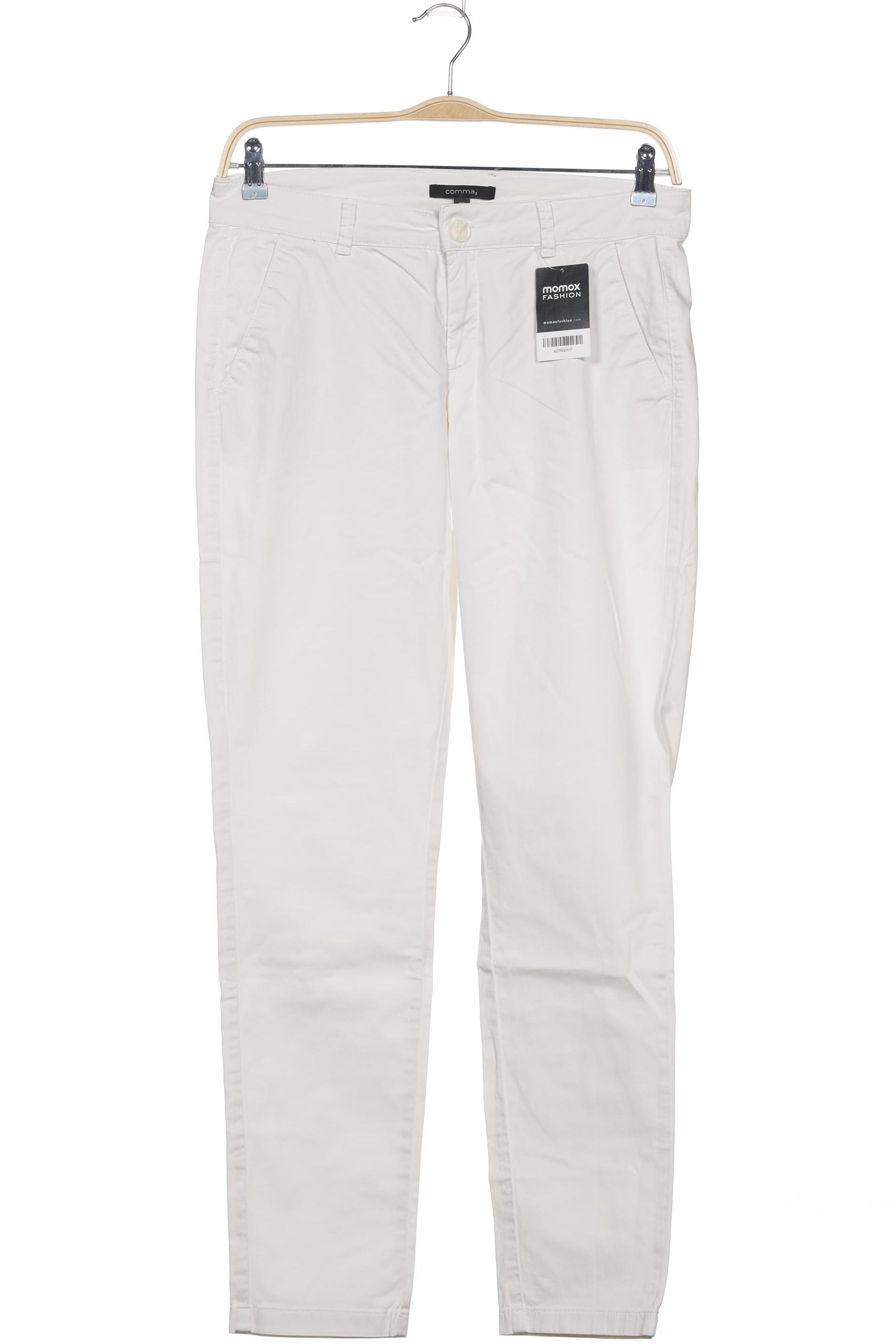 

Comma Damen Stoffhose, weiß, Gr. 38